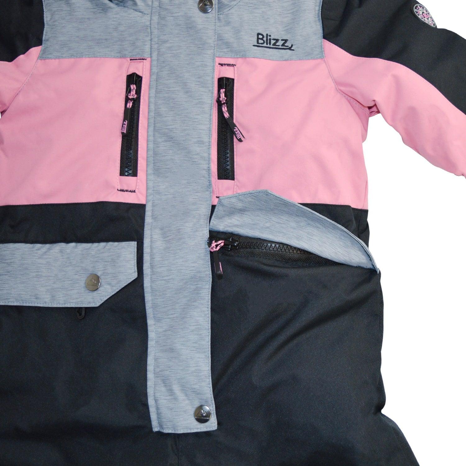 Blizzard Girls' Insulated Snowsuit for Toddlers & Kids (2-8 Years) - 24WBLI5431 | Waterproof Winter Snow Suit for Girls, Playdates & Outdoor Adventures