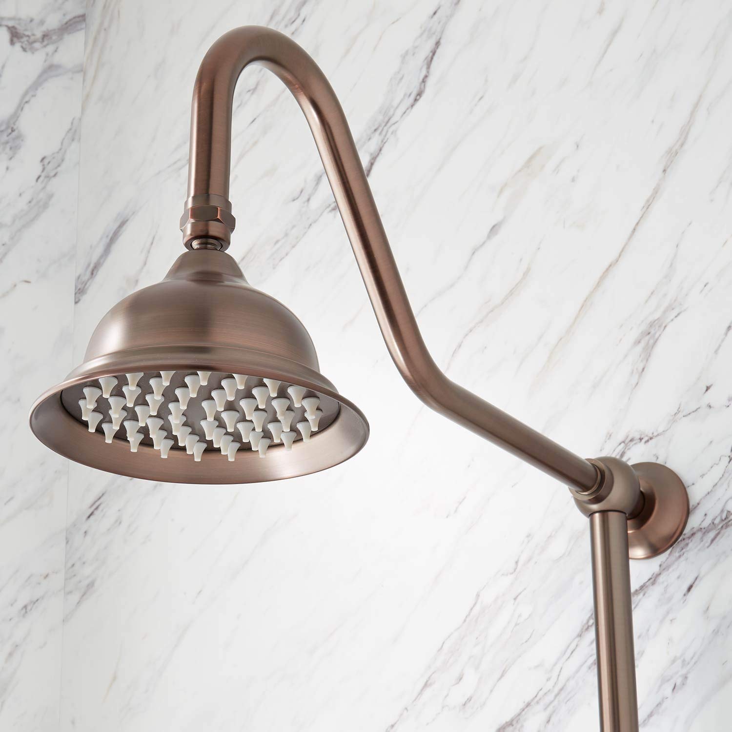 Signature Hardware 424432 Alliston Pressure Balanced Shower System with Shower Head & Hand Shower - Polished Brass Finish - Rough-In Valve Included - Perfect for Modern Bathroom Renovations & Spa-Like Shower Experience