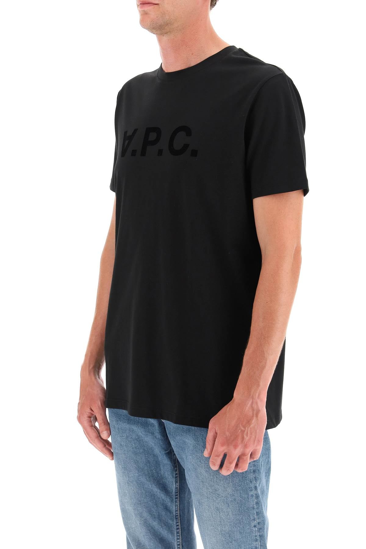 APC Flocked VPC Logo T-Shirt - Stylish Graphic Tee for Casual Wear & Street Fashion