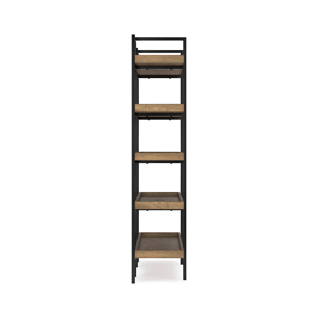 Montia Bookcase - Modern Wooden Bookshelf for Home & Office - Stylish Storage for Books, Decor & Essentials | Perfect for Living Room, Bedroom, Study & Office Organization