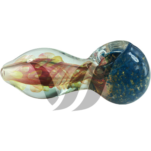 Vibrant Colorful Spoon Pipe - Handmade Glass Smoking Pipe for Herbs & Tobacco | Perfect for Travel, Camping & Outdoor Adventures