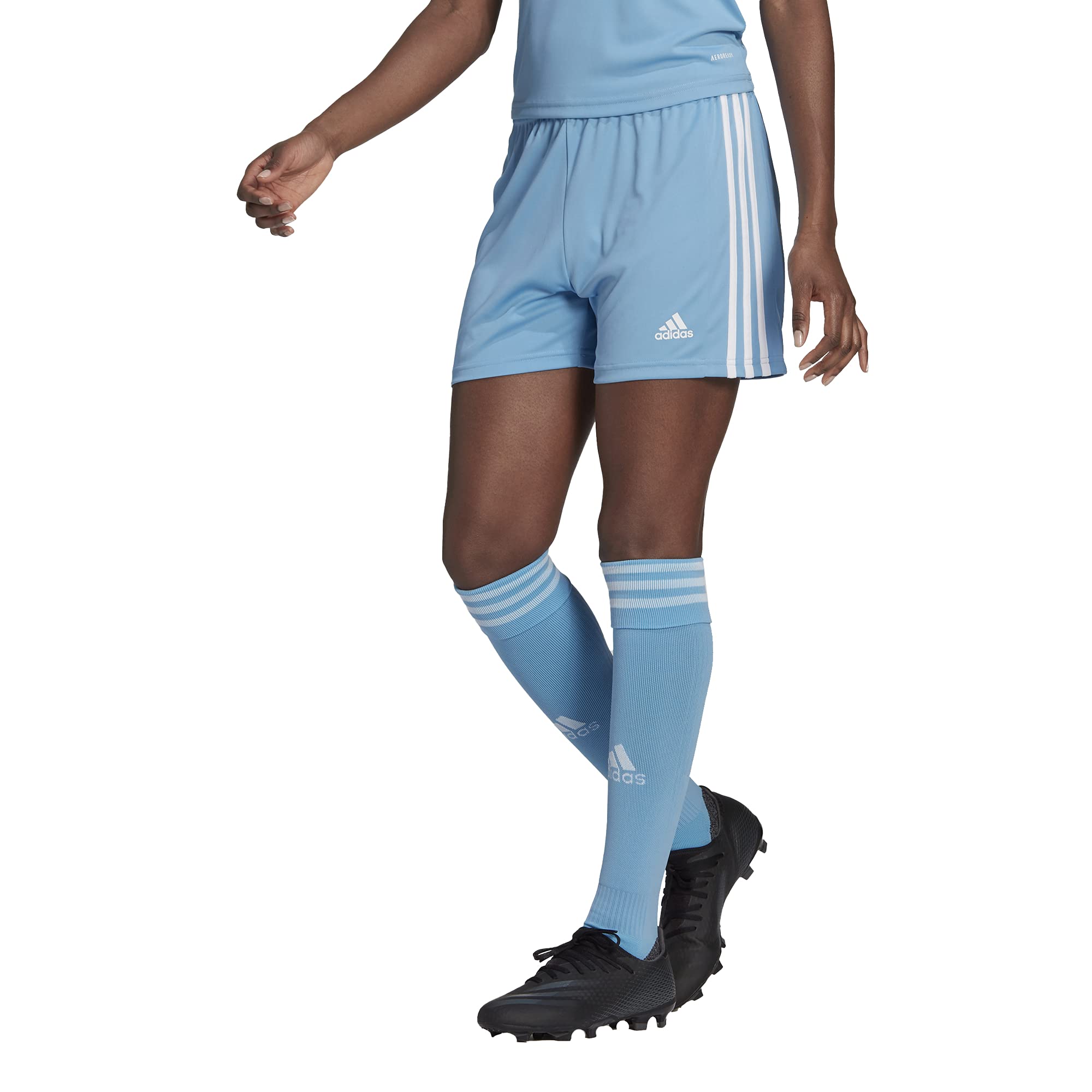**adidas Women's Squadra 21 Workout Shorts - Lightweight, Breathable & Comfortable for Running, Yoga & Gym**