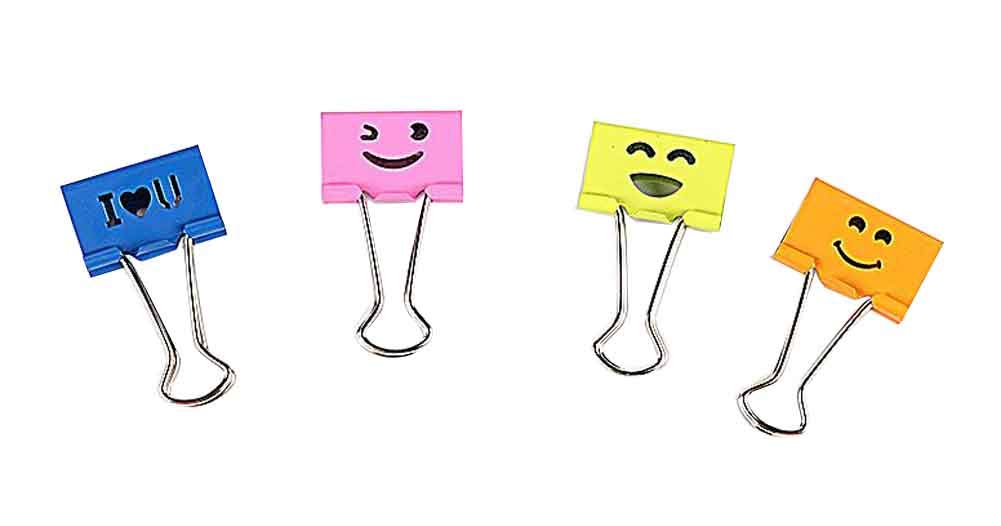 Premium Binder Clips for Office & School - Assorted Color Paper Clips for Organizing Documents, Financial Files, and Stationery Supplies - Perfect for Home, Office, and Classroom Organization