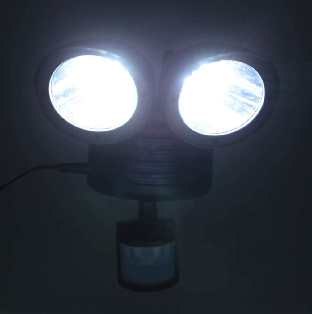 22 LED Solar Outdoor Lights - Waterproof Double Head Motion Sensor Spotlight for Garden, Pathway, Garage & Wall - Solar Flood Light for Home Security & Landscape Lighting