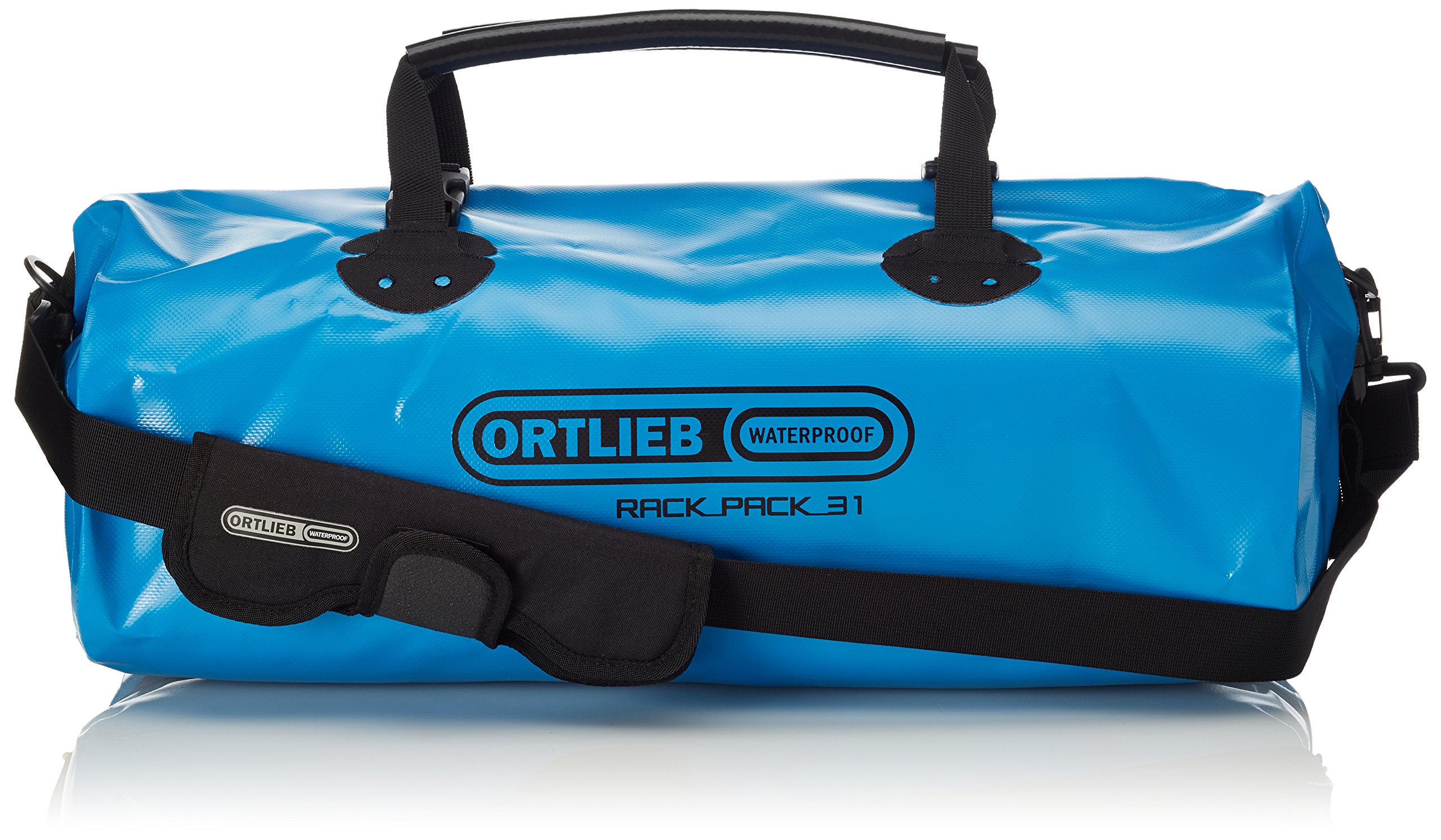 ORTLIEB Rack Pack Waterproof Travel Bags 89L (Ocean Blue) - Durable Bicycle Panniers for Commuting, Touring & Outdoor Adventures