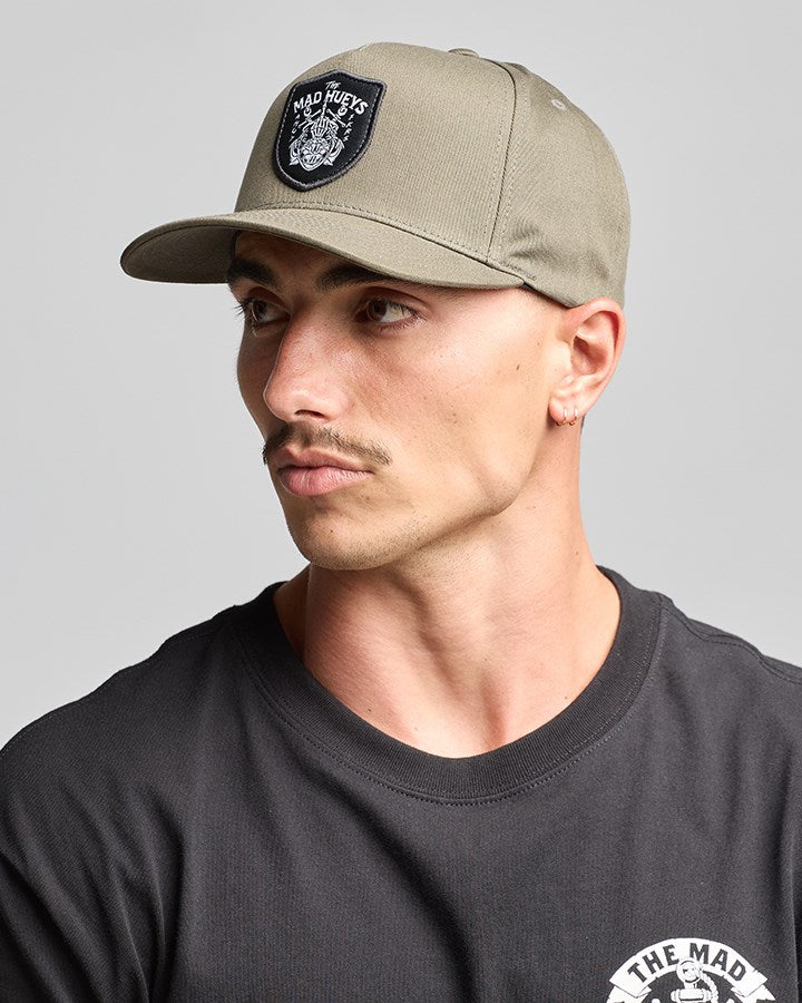 The Mad Hueys AHOY FKRS Twill Snapback Hat - Stylish Adjustable Baseball Cap for Men & Women - Perfect for Casual Wear, Sports, and Outdoor Activities