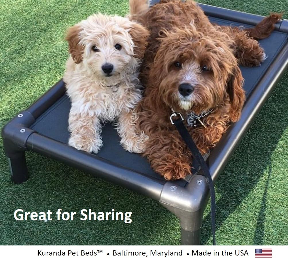 Kuranda Chewproof Dog Bed - Heavy Duty PVC Frame, 25