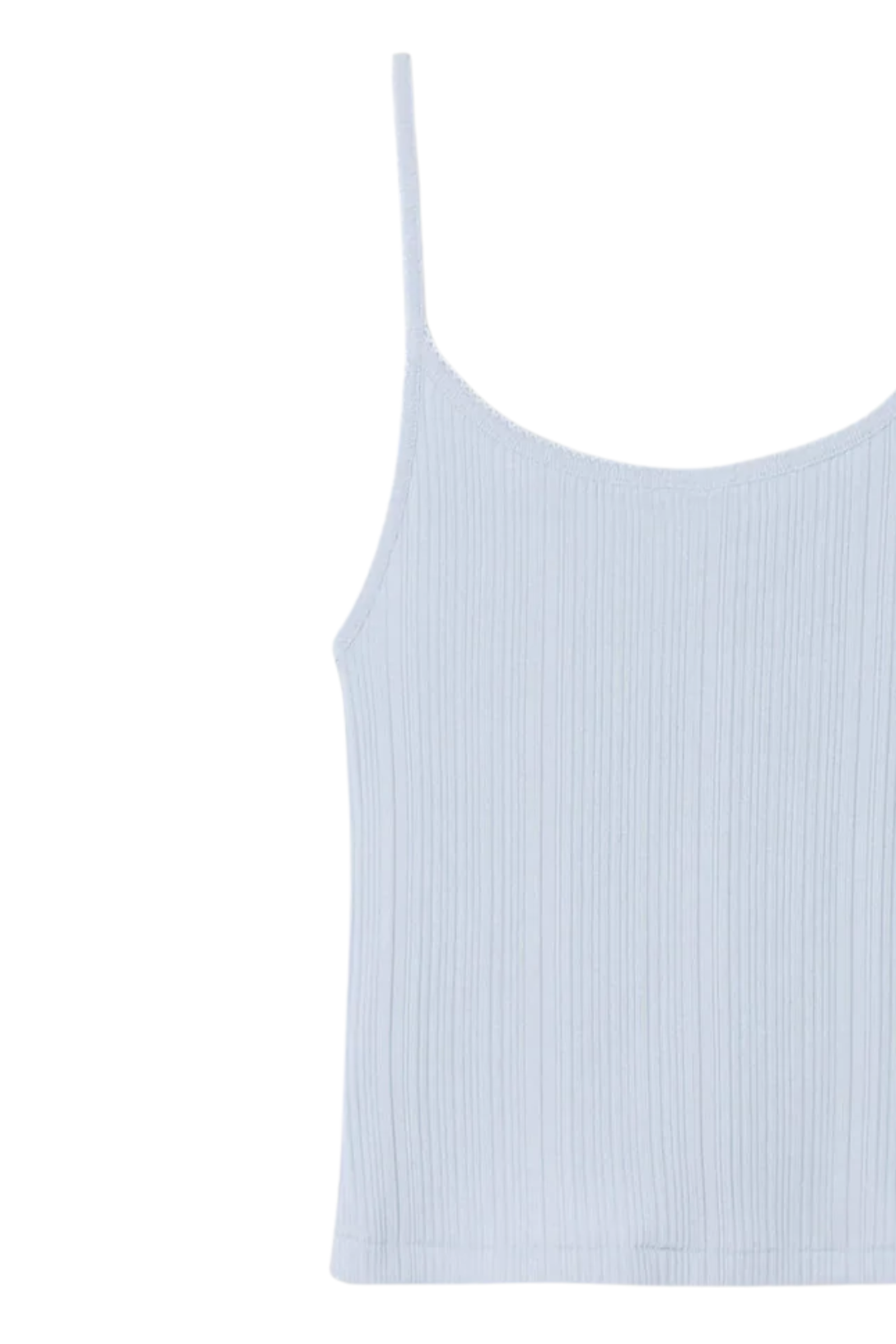 Variegated Jolie Tank Top - Light Blue Women's Casual Wear for Summer Outings and Beach Vacations