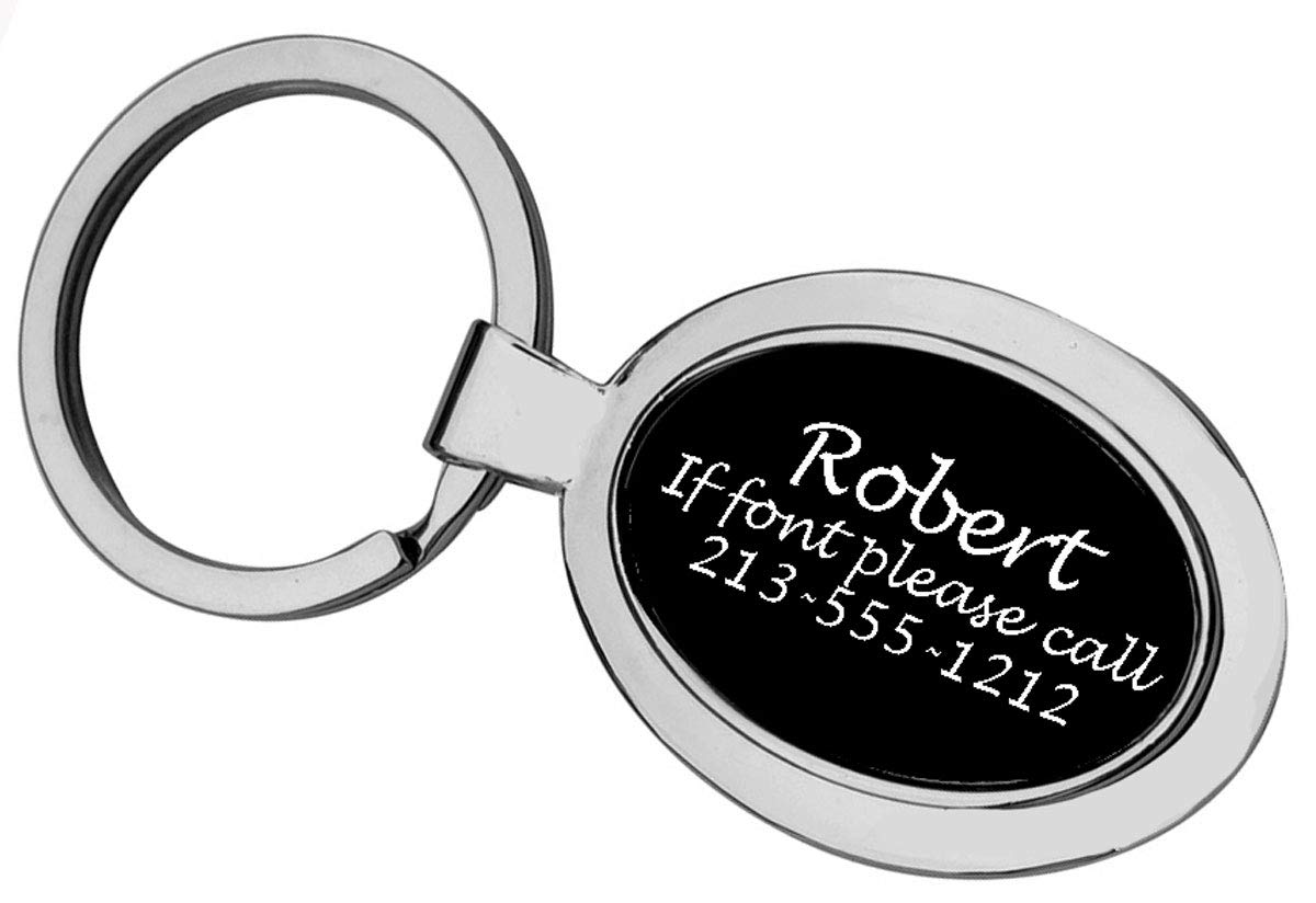 Personalized Keychain with Free Laser Engraving - Custom Name Key Ring for Men & Women - Perfect Gift for Anniversary, Birthday, Graduation - Ideal for Everyday Carry, House Keys, and Special Occasions