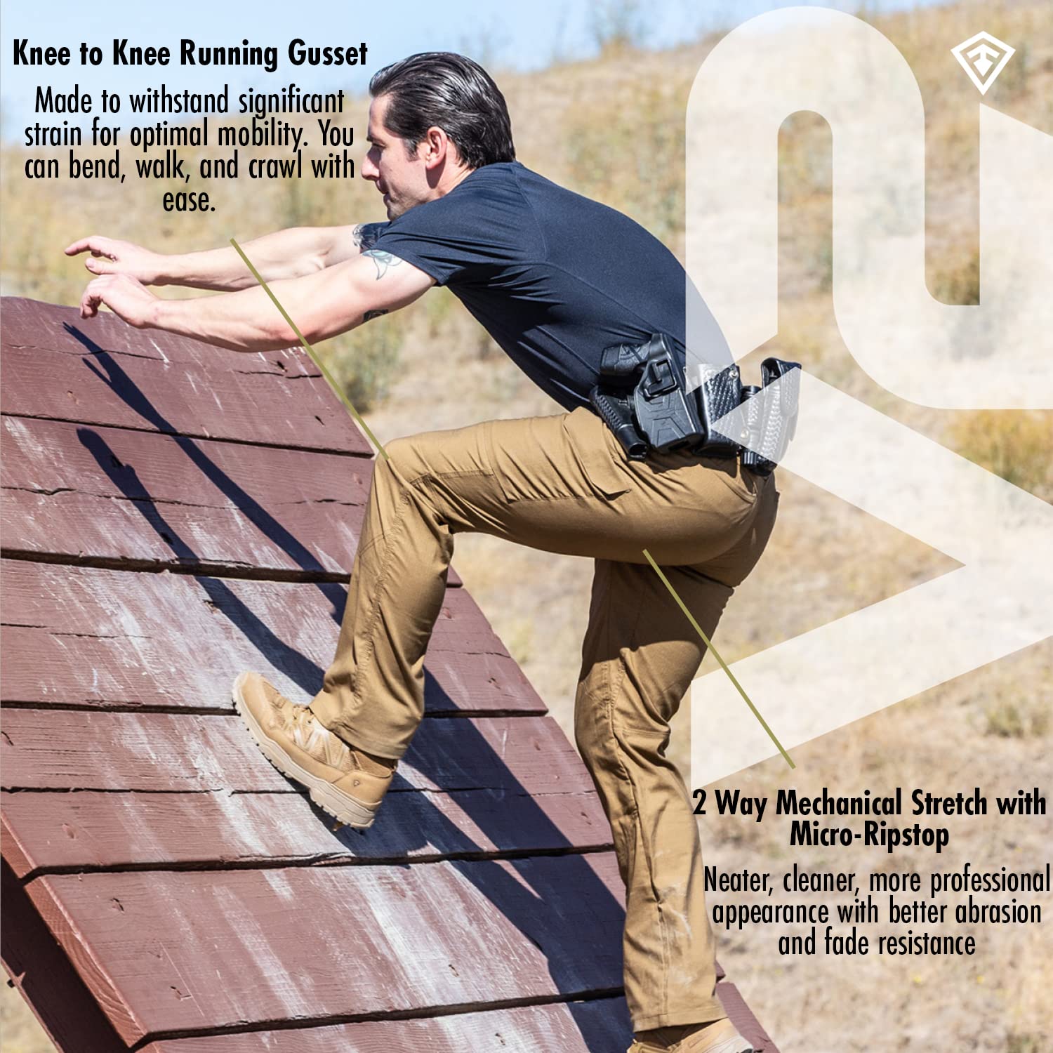 First Tactical Women's 124011 Tactical Pants - Durable & Comfortable for Outdoor, Work & Duty Use