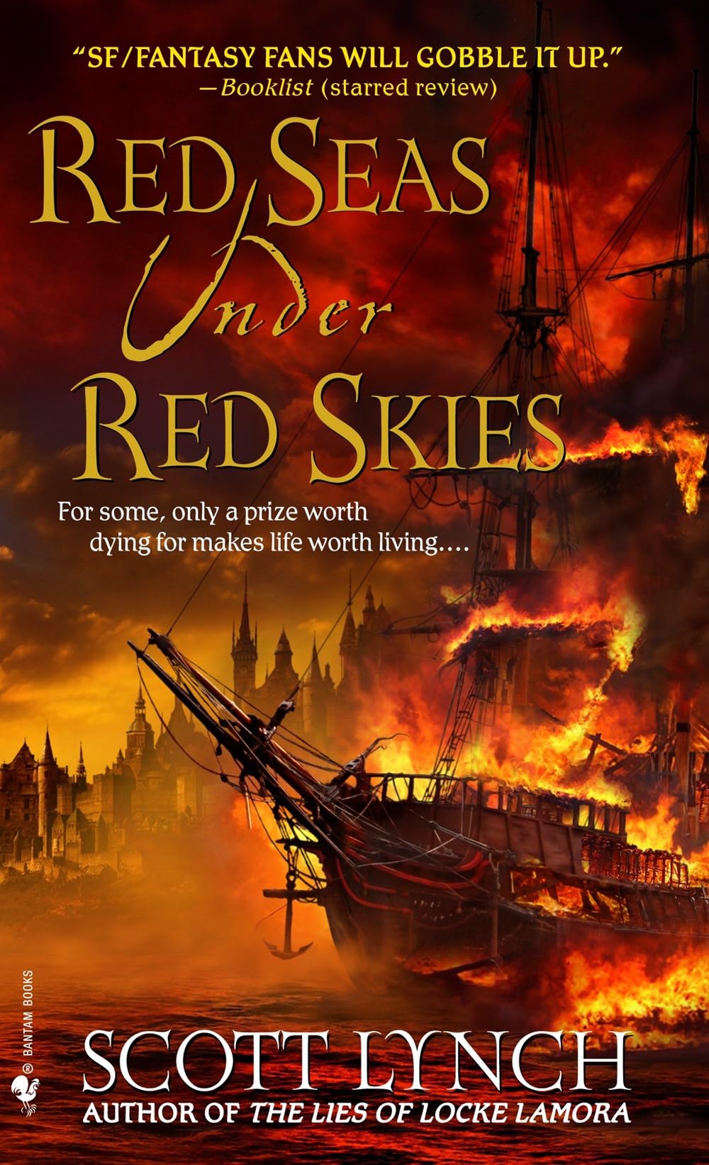 Red Seas Under Red Skies by Scott Lynch - Fantasy Adventure Novel [Reprint Edition 2008] | Perfect for Book Clubs & Fantasy Lovers