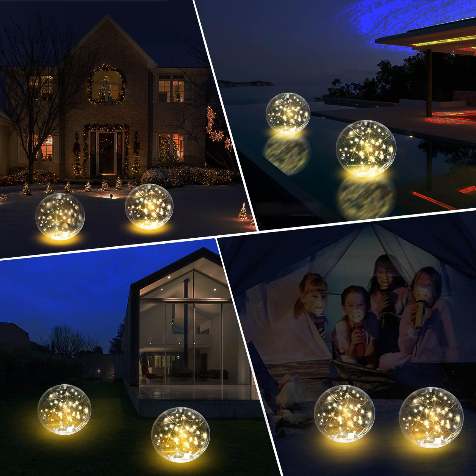 Solar Powered Floating Pool Lights - 14