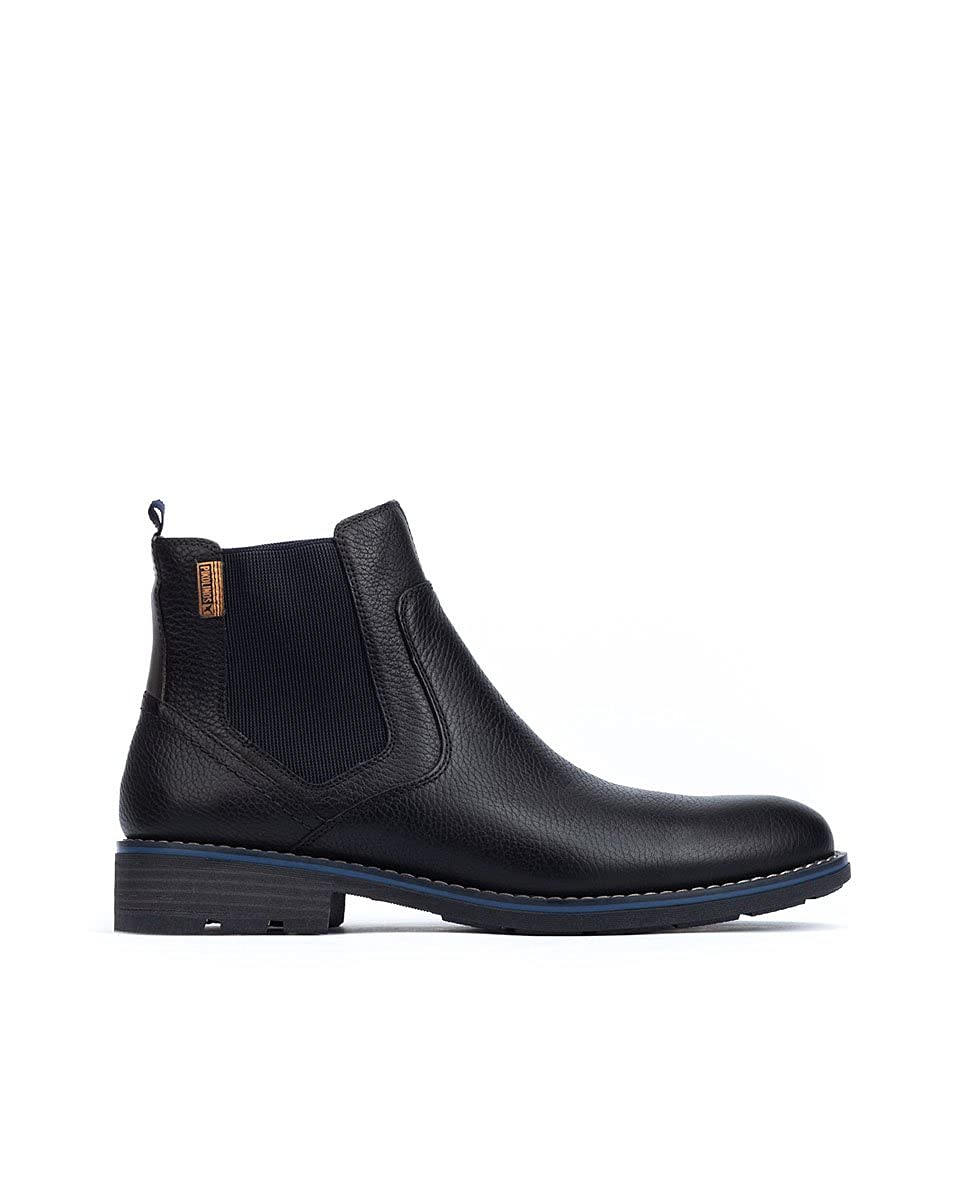 Pikolinos Men's Slouch Boots - Comfortable Leather Ankle Boots for Casual Wear | Perfect for Fall & Winter Outfits, Travel & Everyday Use