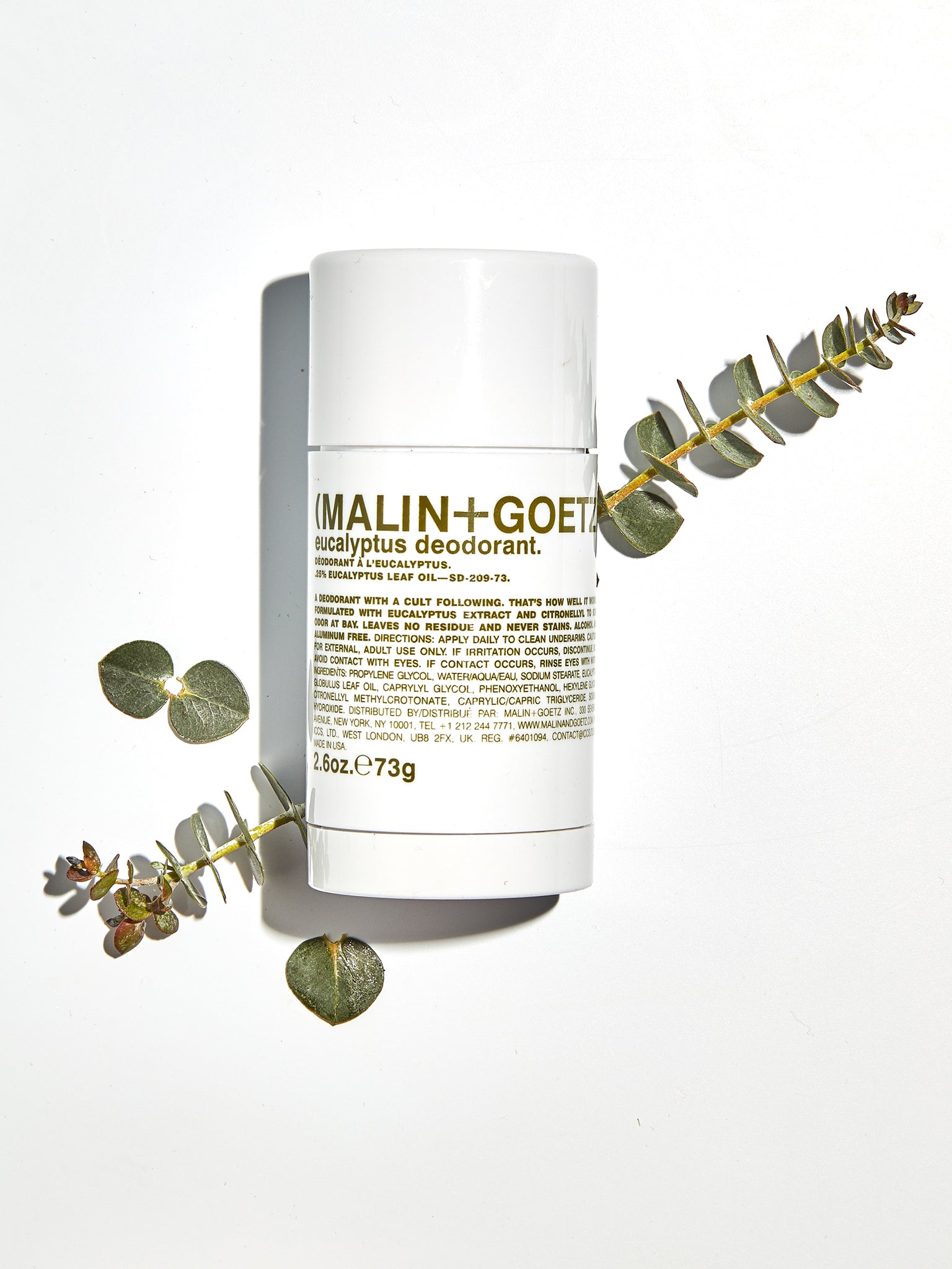 Malin+Goetz Bergamot Deodorant - Natural & Long-Lasting - Fresh Citrus Scent for Men & Women - Perfect for Gym, Work & Daily Use