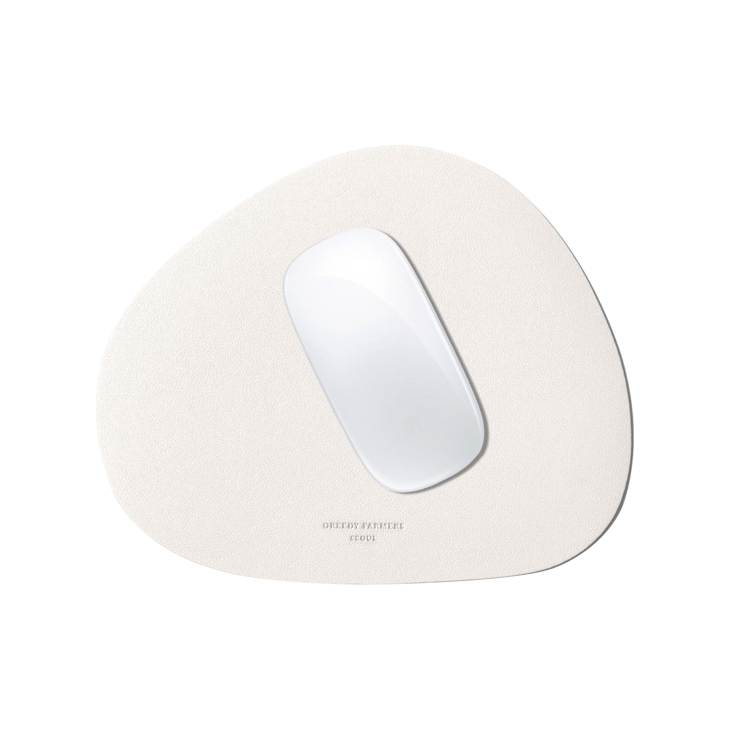 Non-Slip Washable Waterproof Mouse Pad for Computer & Laptop - Vanilla Cream - Perfect for Office, Gaming & Home Workspace