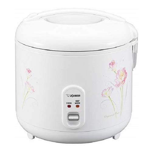Zojirushi NS-RPC18FJ 1.8-Liter Rice Cooker & Warmer with Tulip Design - Perfect for Home, Office & Dorm Use - Cooks White Rice, Brown Rice & Keeps Food Warm