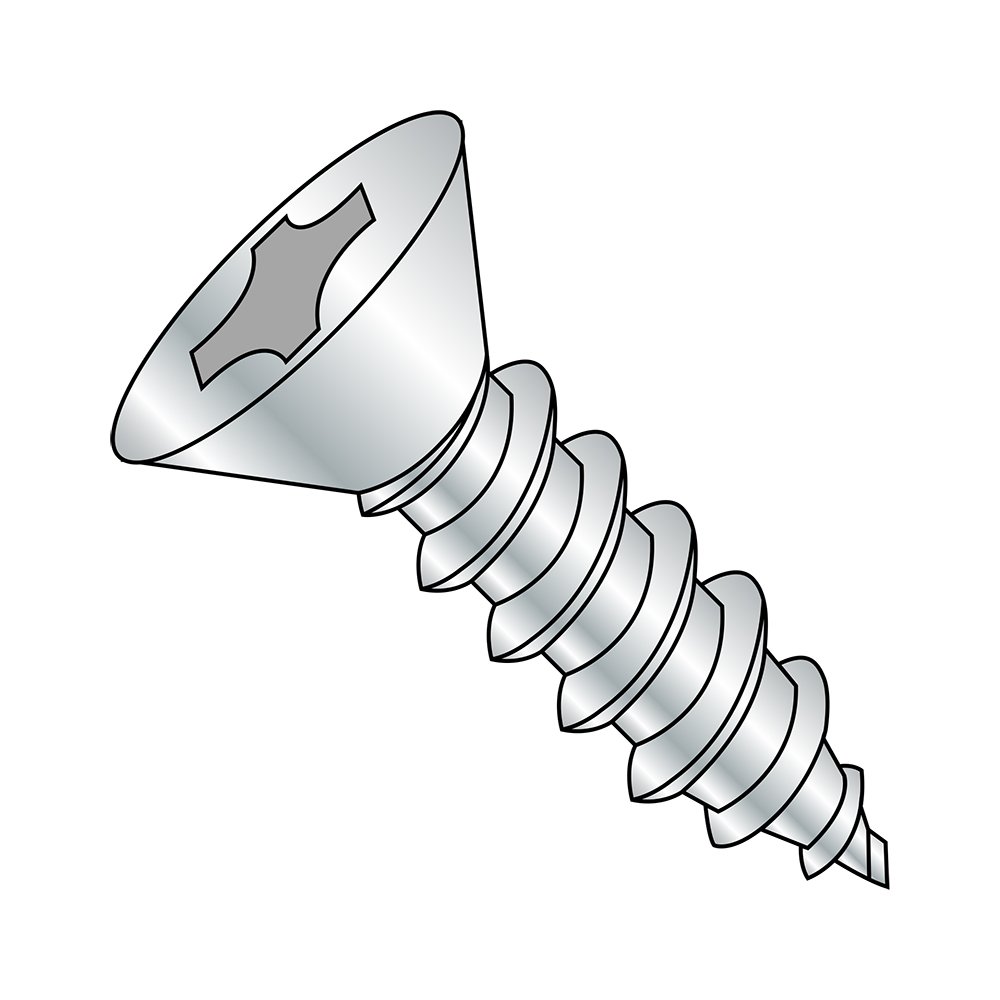 Steel Sheet Metal Screw #2-32, 1/2