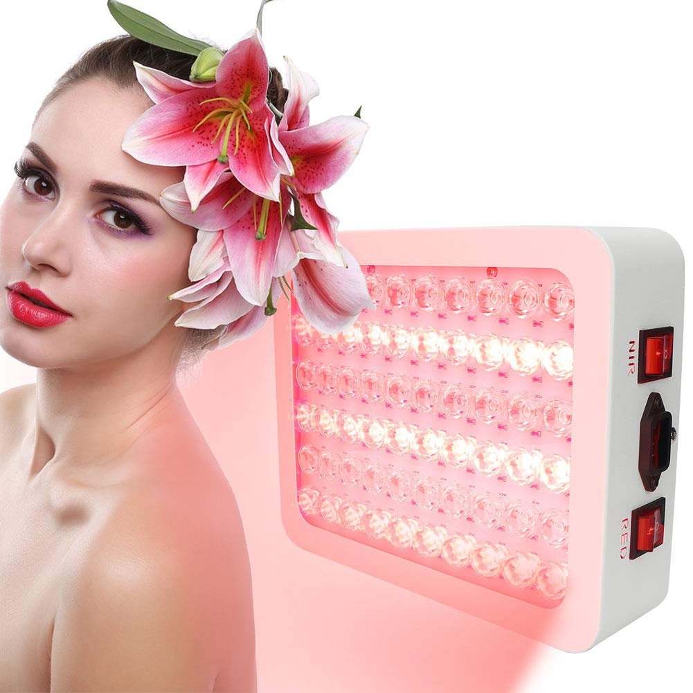 Jacksking 300W Mini Professional LED Infrared Light Therapy Device - Red Light for Skin Rejuvenation, Wrinkle Removal & Anti-Aging | Beauty Spa Salon Equipment with US Plug | Perfect for Home & Professional Skincare Treatments