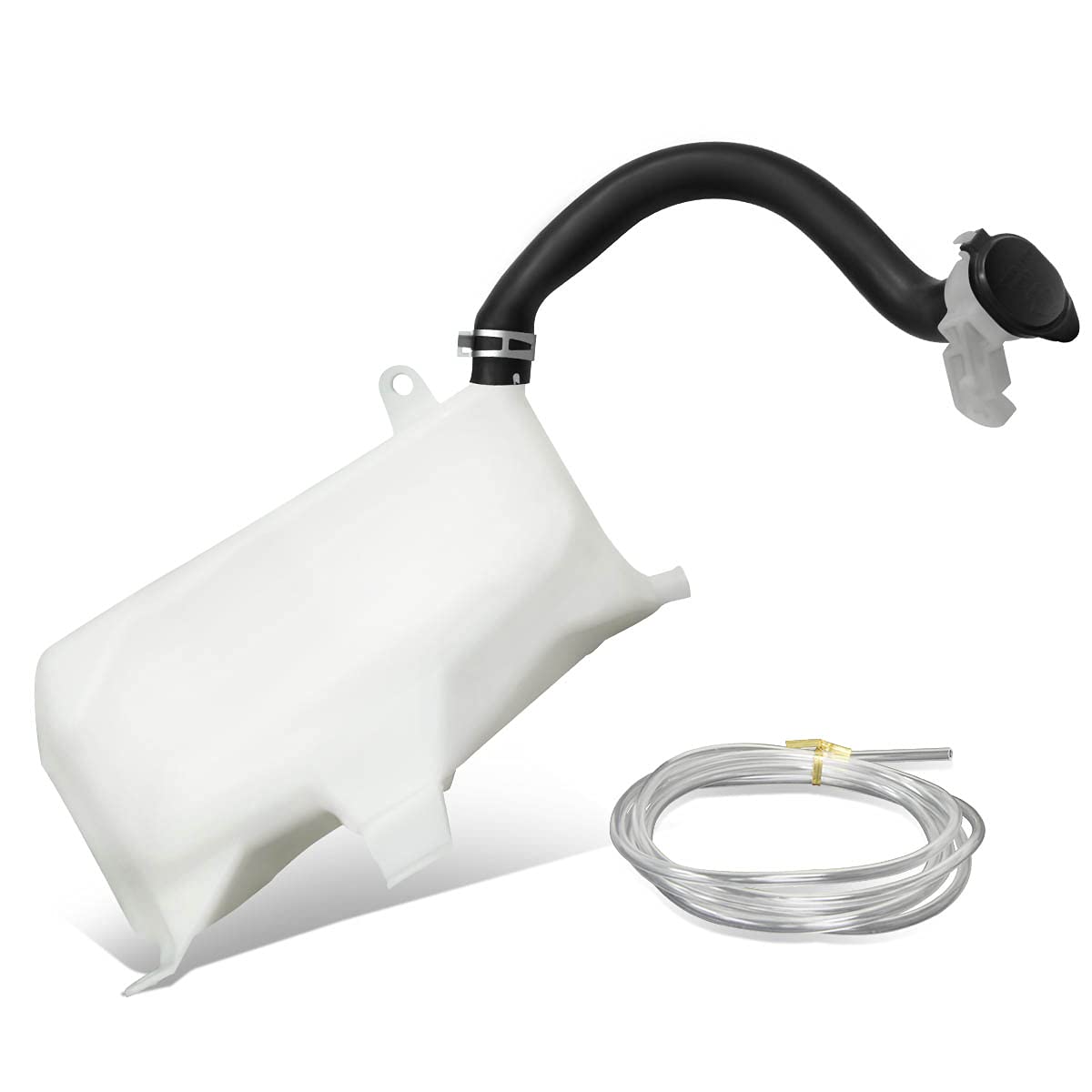 Auto Dynasty TO1288206 Car Windshield Washer Reservoir Tank with Cap, Filler Tube & Pump - Compatible with 1996-2000 Toyota RAV4 (White) | OEM Replacement Part for Windshield Cleaning System | Perfect for DIY Car Maintenance & Fluid Refills