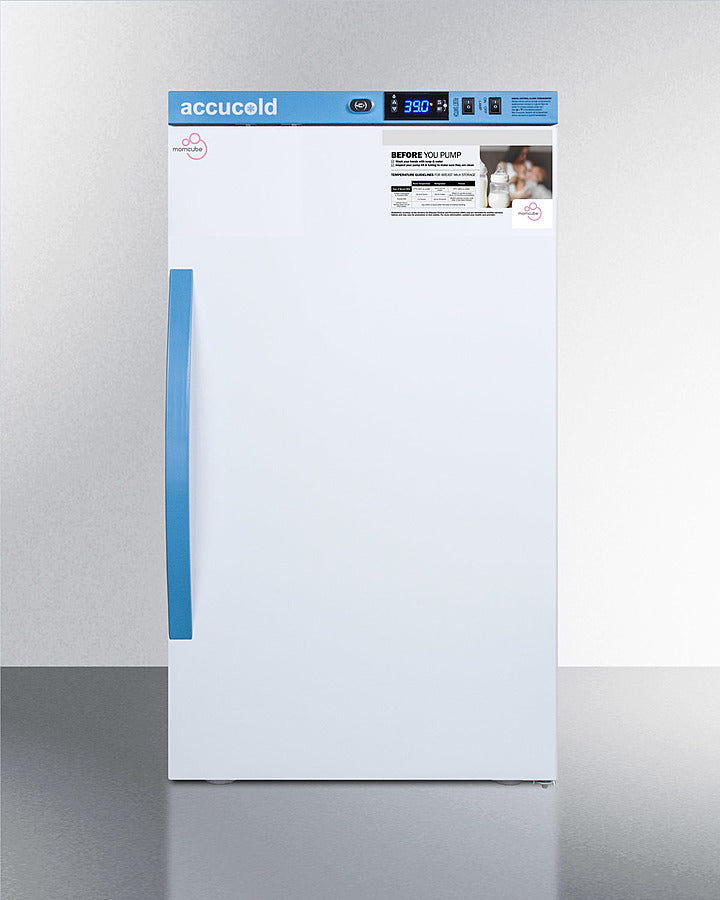 Accucold 3 Cu.Ft. MOMCUBE™ Breast Milk Refrigerator - Compact Countertop Medical Grade Storage for Breastfeeding Moms | Perfect for Nurseries, Daycares & Hospitals