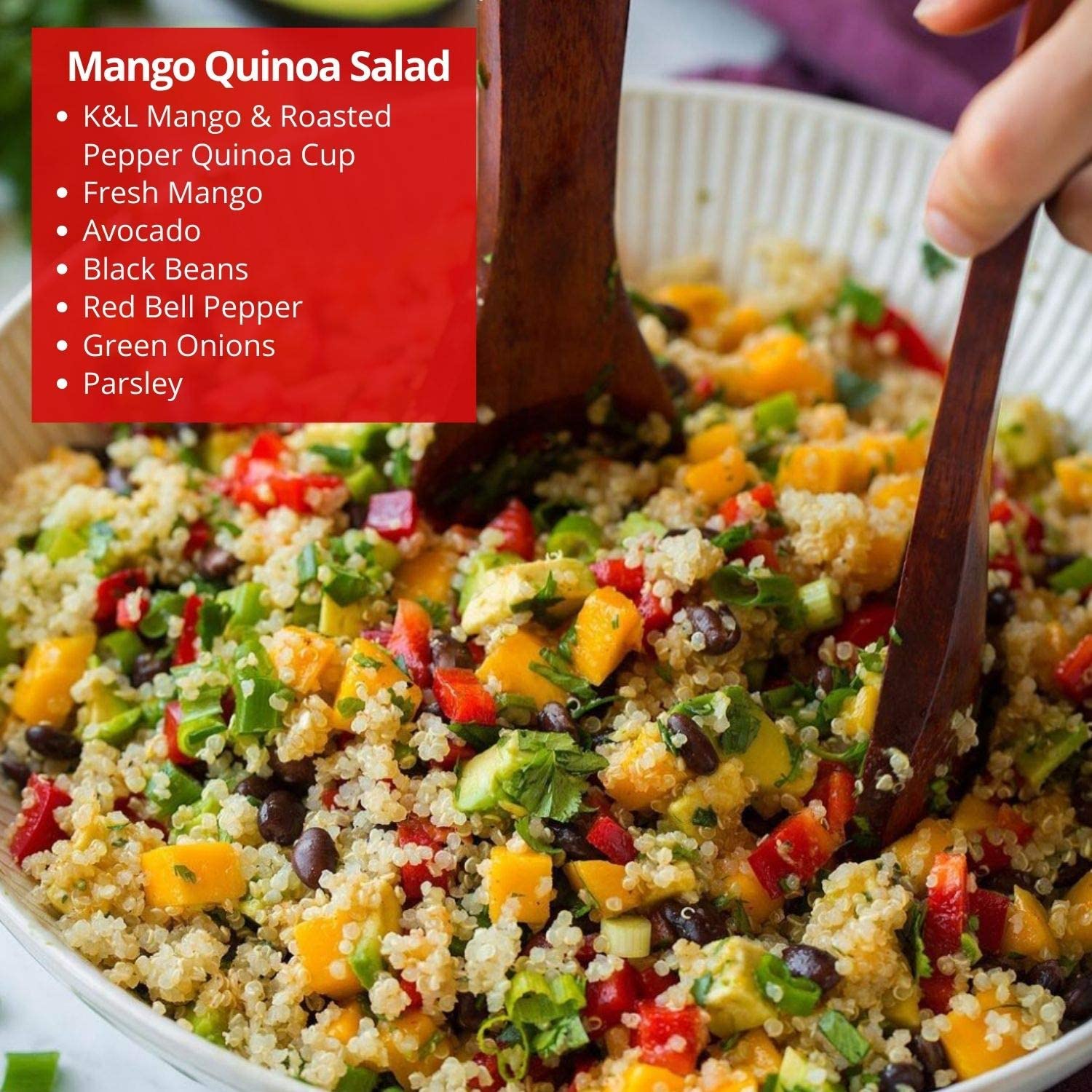 Organic Quinoa Quick Cups - Mango & Roasted Peppers (6-Pack) | Healthy Microwaveable Meals | Perfect for Office Lunch, Camping & Quick Dinners