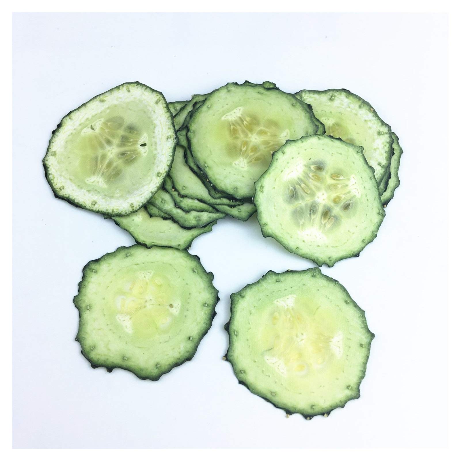 Organic Dried Strawberry, Lemon & Cucumber Slices - 3pcs DIY Fruit & Vegetable Specimens for Crafts, Resin Art, Home Decor & Educational Projects | All-Natural Gutta Percha Materials