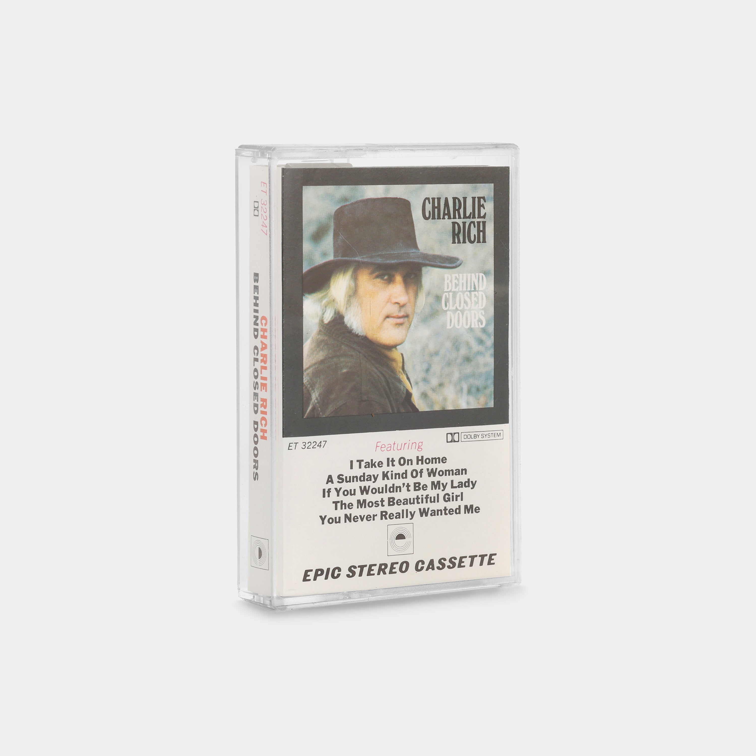 Charlie Rich - Behind Closed Doors Cassette Tape | Vintage Country Music Audio Tape | Perfect for Collectors & Retro Music Lovers | Great for Home, Car & Gift Use