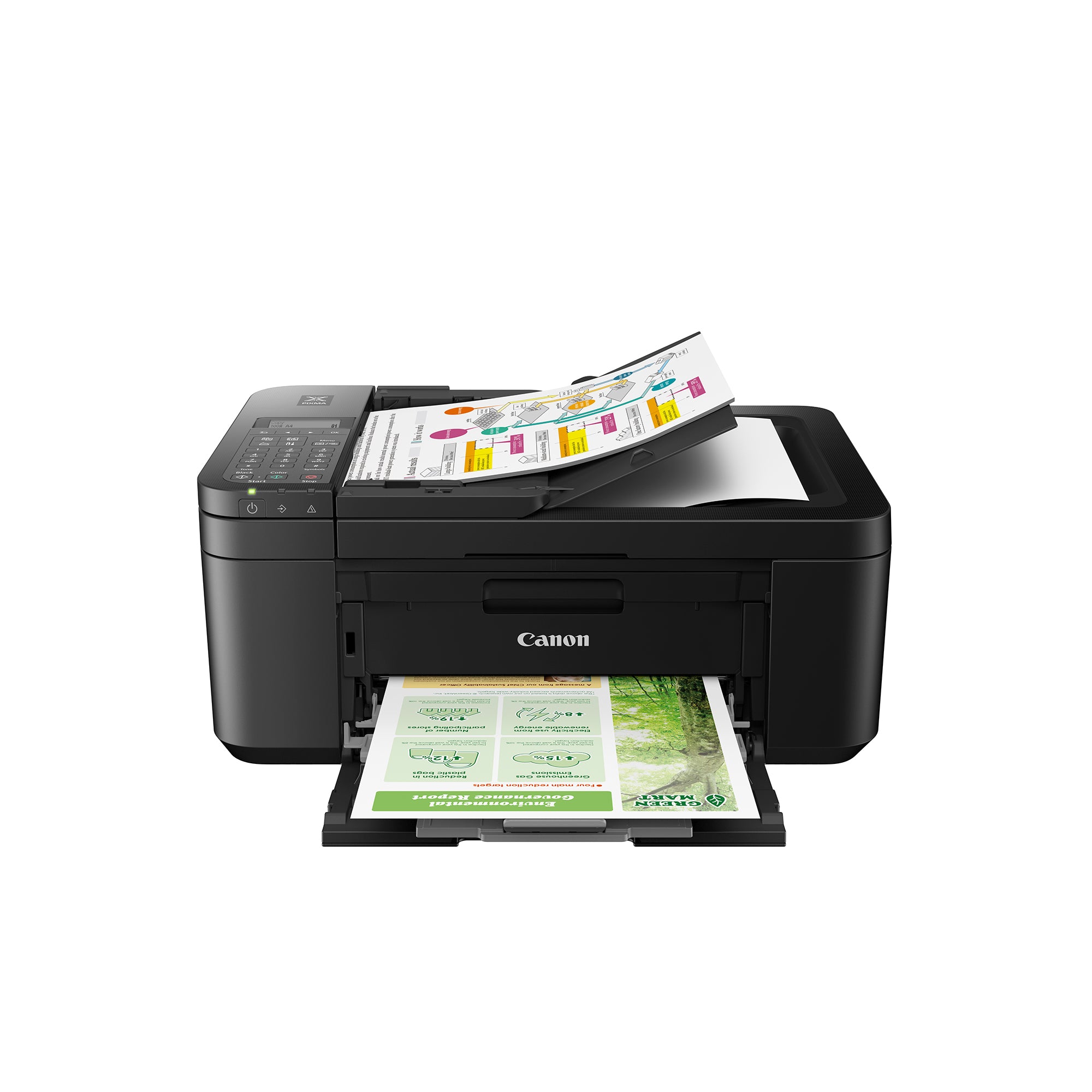 Canon PIXMA TR4670 Compact All-in-One Printer with Fax - Ideal for Home Office, Small Business & Remote Work Printing Needs