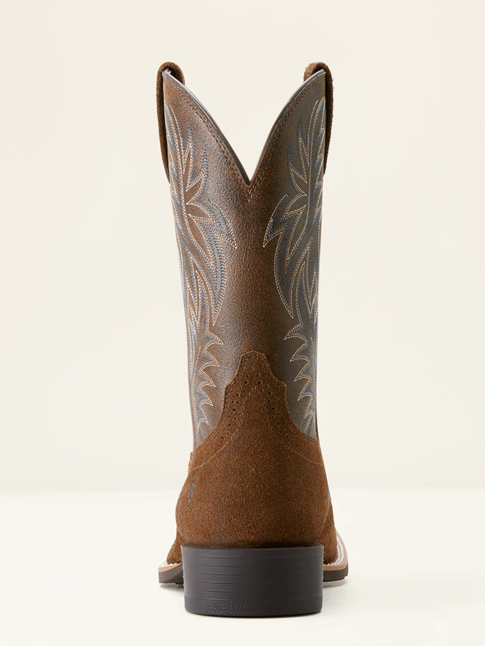 Ariat Men's Sport Wide Square Toe Cowboy Boots - 10053732 in Mesa Tan Bark - Perfect for Western Riding, Country Dancing & Casual Wear