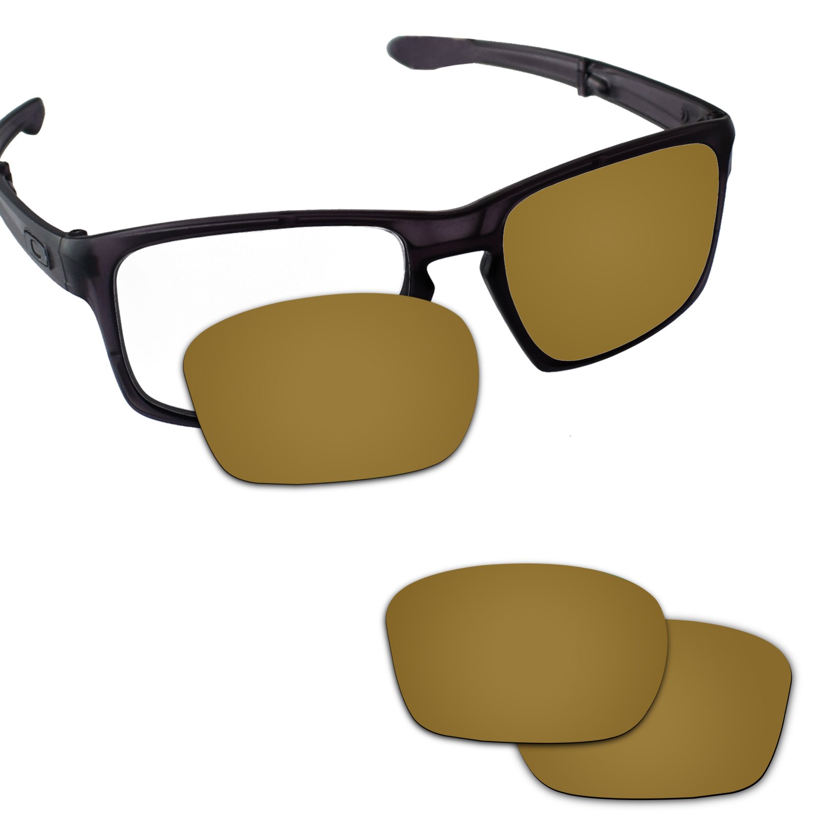 Oakley Sliver Sunglasses Replacement Lenses - UV Protection, Polarized, Scratch Resistant - Perfect for Outdoor Sports, Driving & Daily Wear