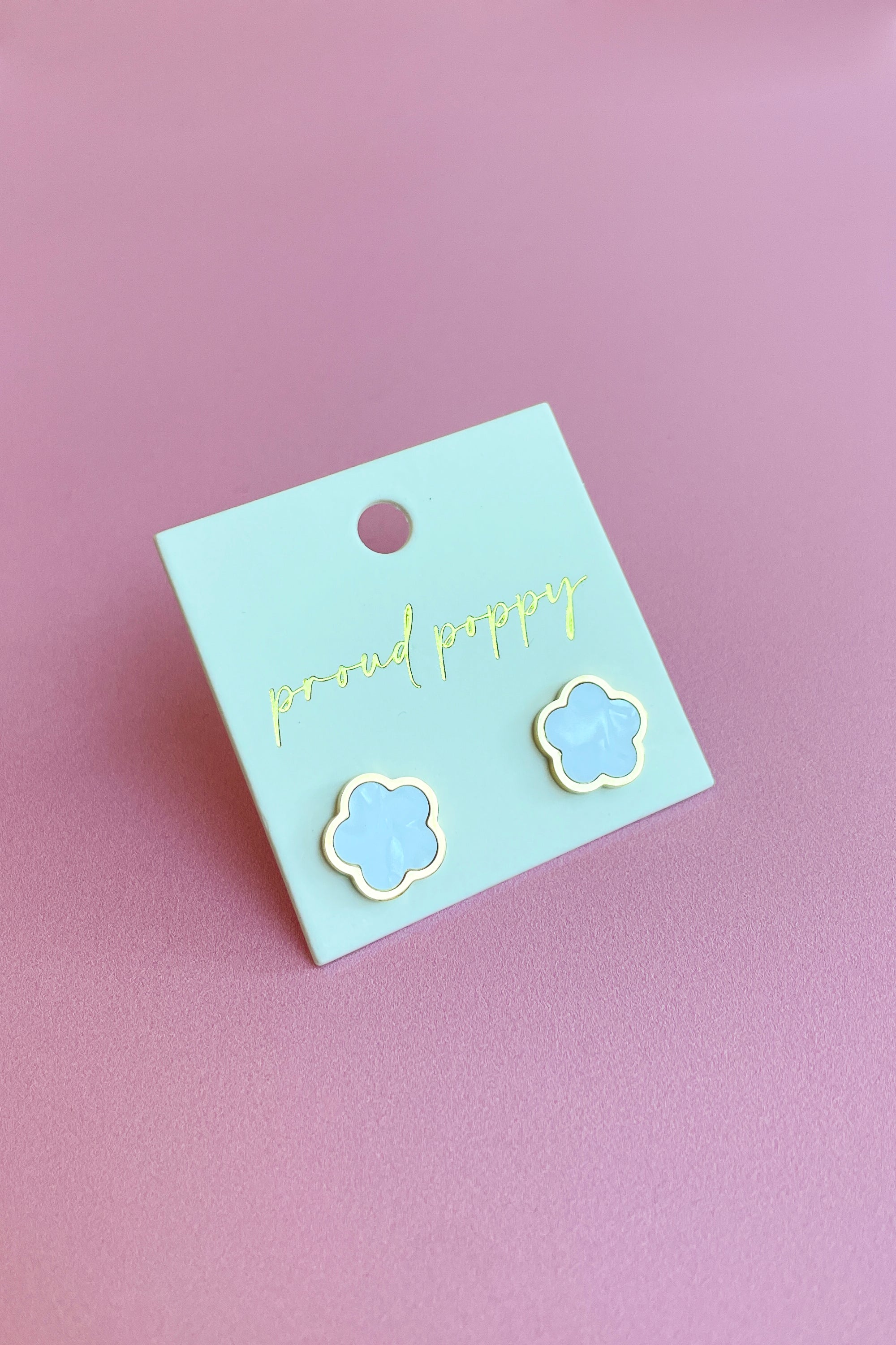 Elegant White Clover Earrings for Women - Perfect for Weddings, Parties & Everyday Wear