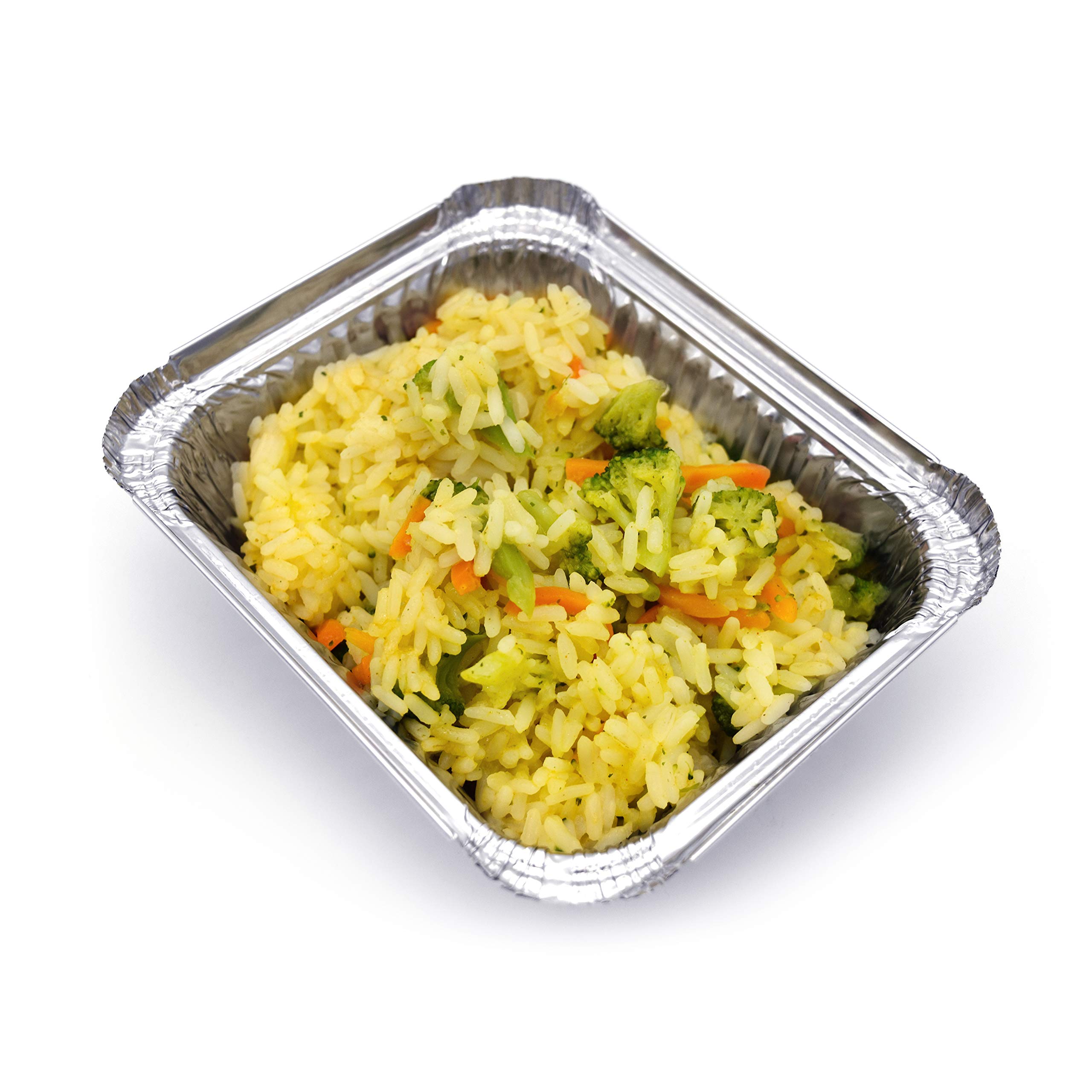 (480 Pack) Premium 1-LB Disposable Aluminum Foil Takeout Pans with Lids - 5.6