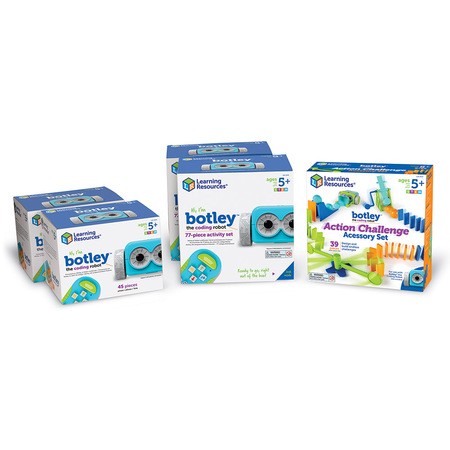 Botley® the Coding Robot Classroom Set - STEM Learning Toy for Kids Ages 5+ | Educational Coding Activities for Schools & Homeschooling