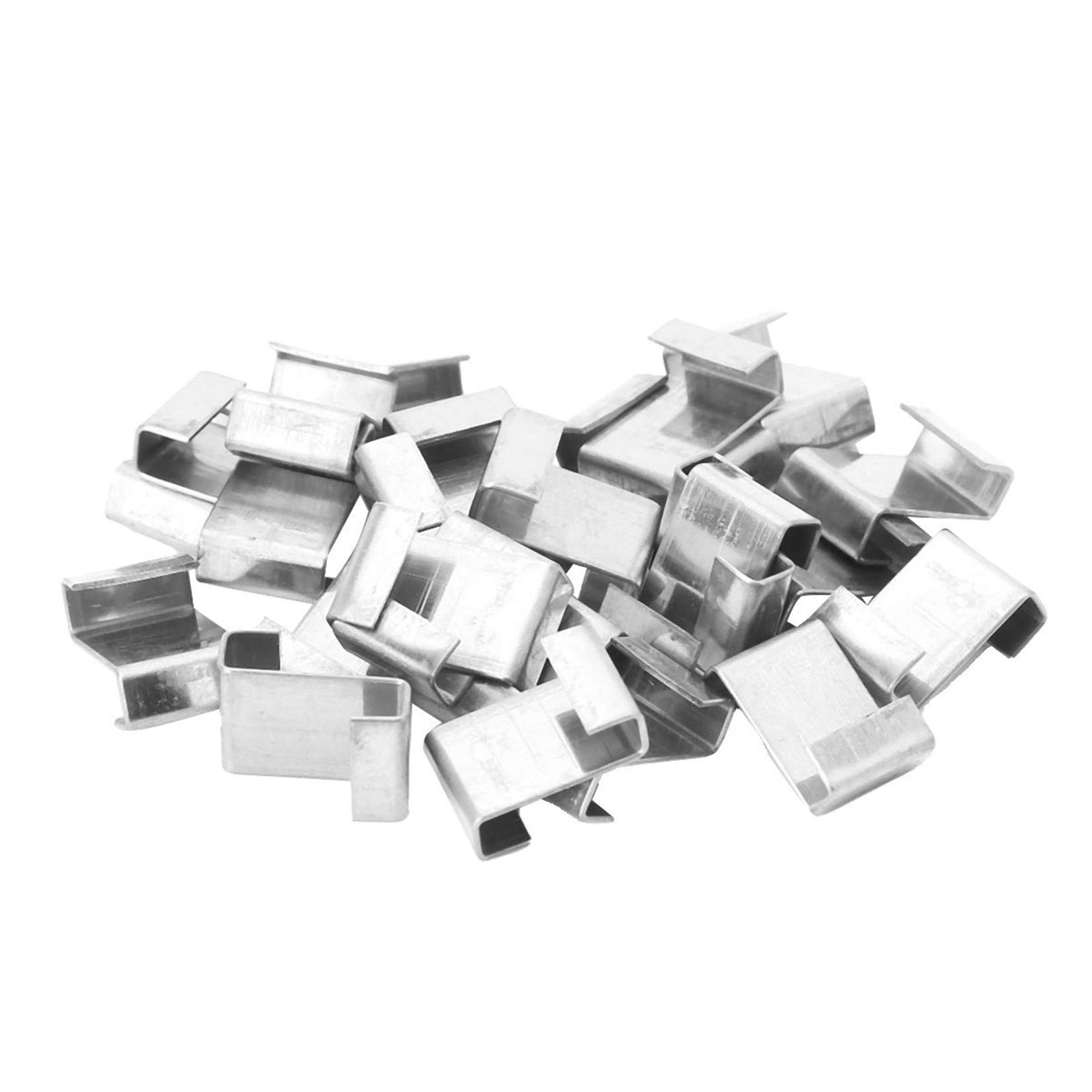 **YODOOLTLY 100 Pcs Stainless Steel Greenhouse Glazing Clips - Z Type Spring Wire Overlap Clamps for Glass Pane Fixing & Replacement | Durable Greenhouse Accessories for DIY Gardening & Plant Protection**    *(Use Case: Perfect for securing greenhouse glass panels, repairing damaged clips, and enhancing structural stability in home gardens, nurseries, or commercial greenhouses.)*