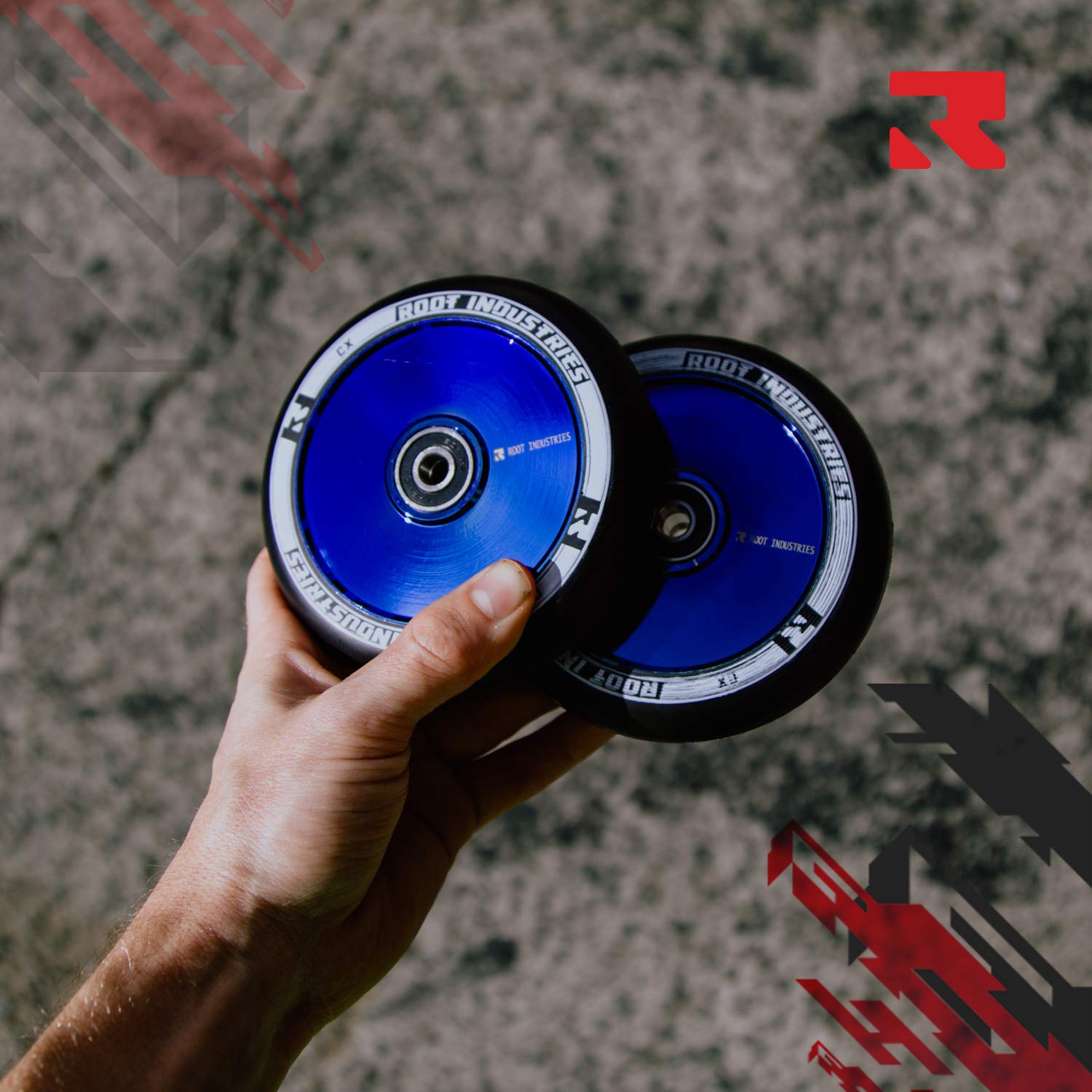 Root Industries 120mm Air Wheels for Kids - High-Performance Skateboard & Scooter Wheels - Perfect for Smooth Rides in Parks, Streets & Skateparks