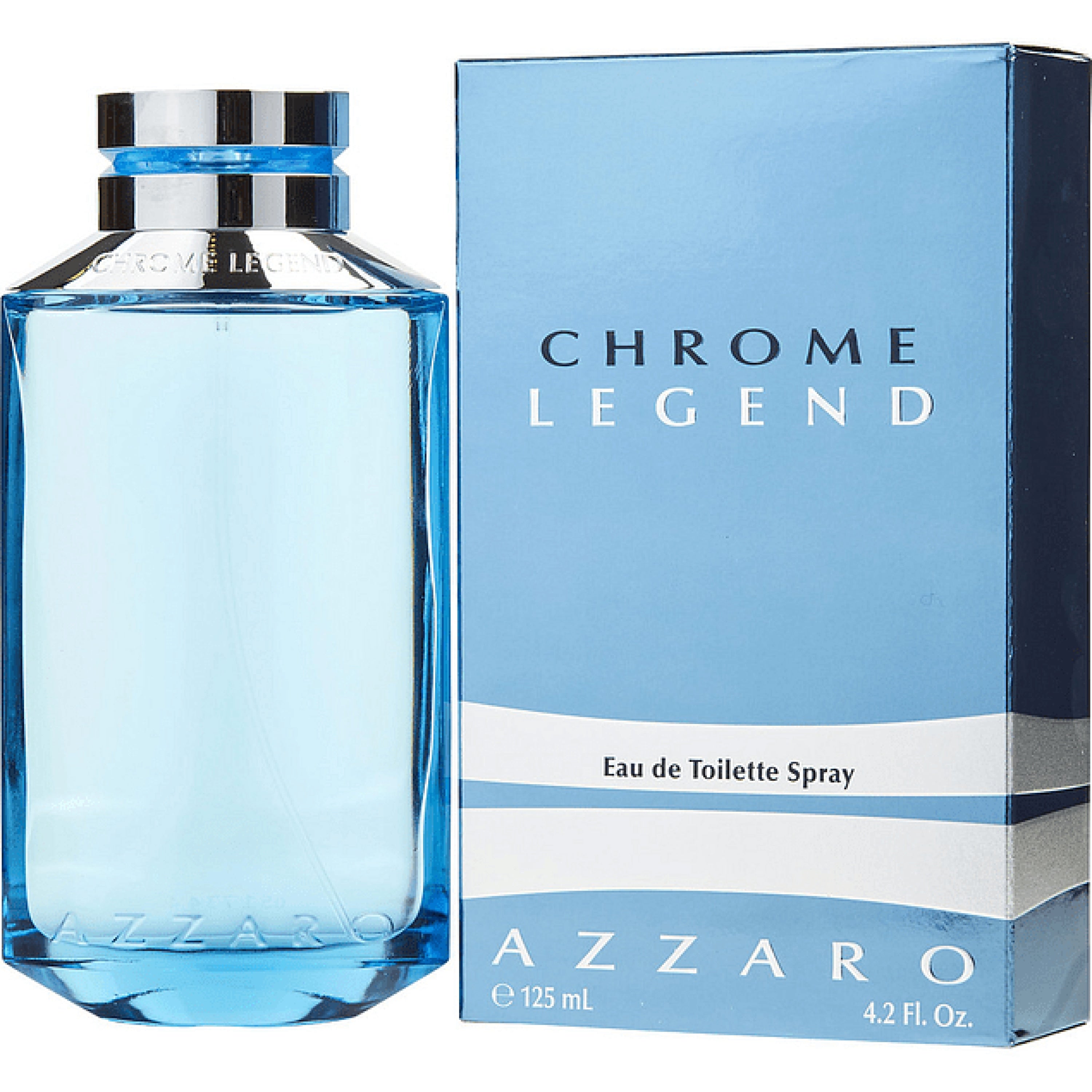 Azzaro Chrome Legend Men's Eau de Toilette Spray - Fresh & Woody Fragrance for Day & Night Wear, Work & Special Occasions