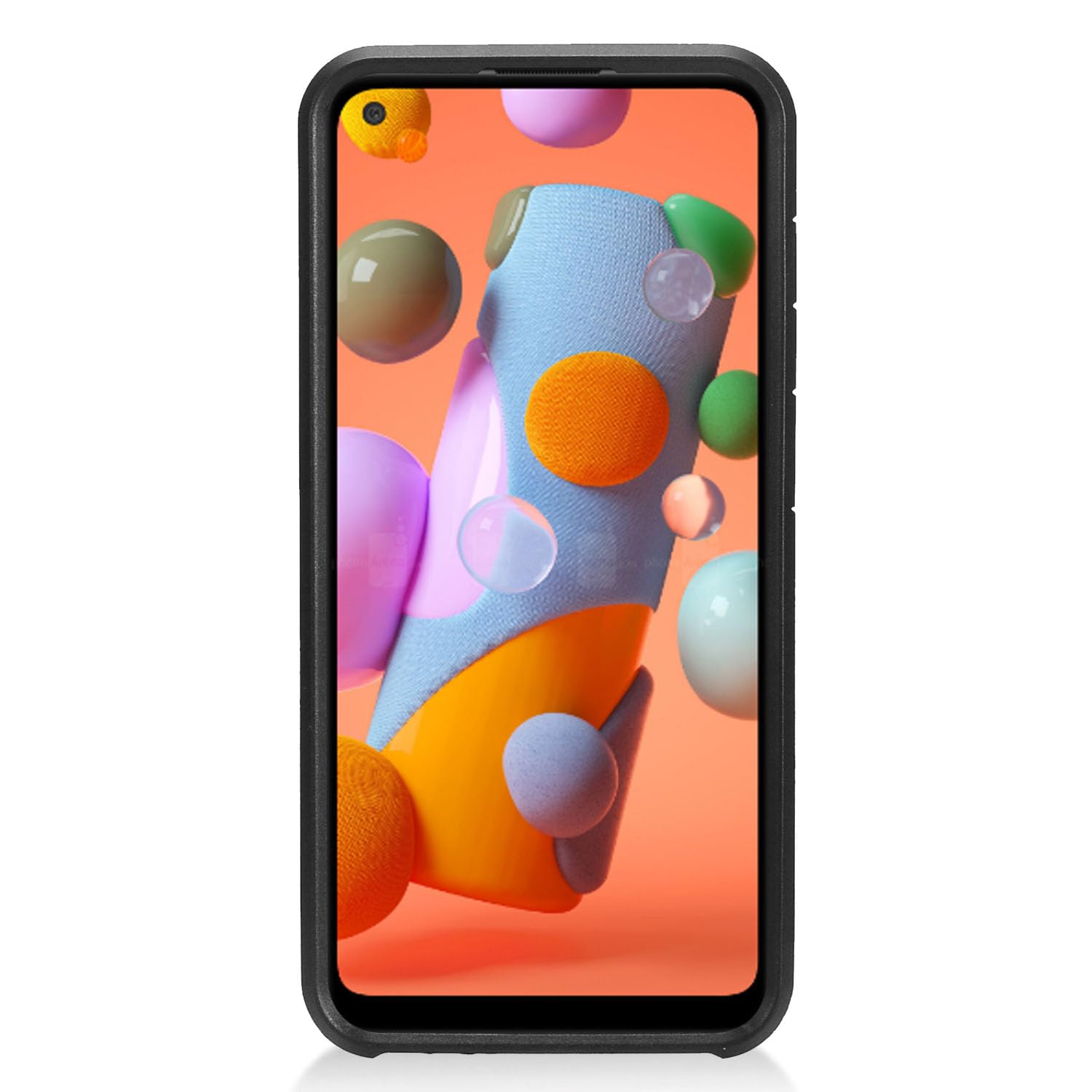 Samsung Galaxy A11 (SM-A115) Shockproof Rubberized Phone Case - AH2 Black | Durable Protection for Everyday Use, Work & Outdoor Activities