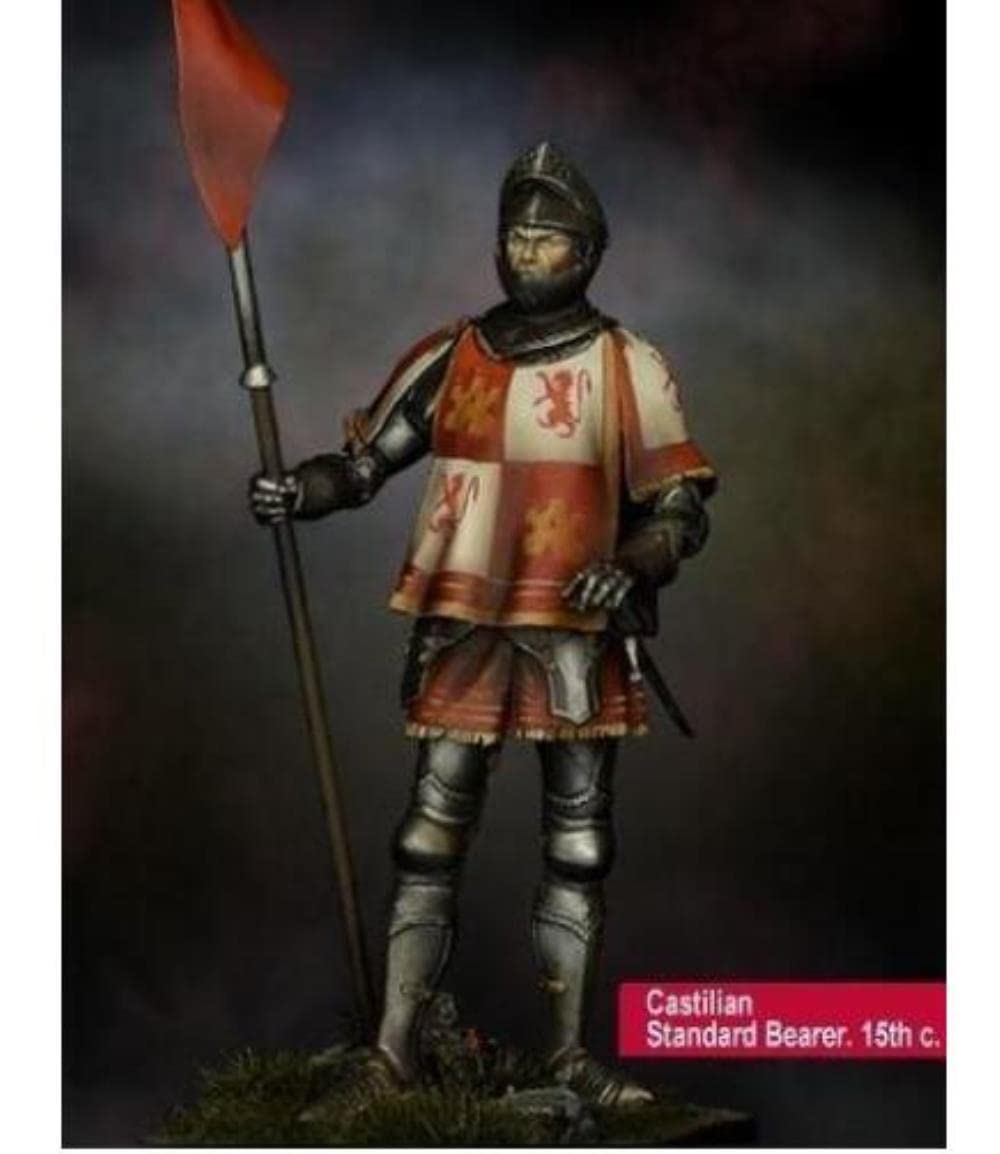 1/24 Scale 75mm Medieval Knight Soldier Resin Model Kit - Unassembled & Unpainted Historical Miniature for Wargaming, Diorama, and Collectors