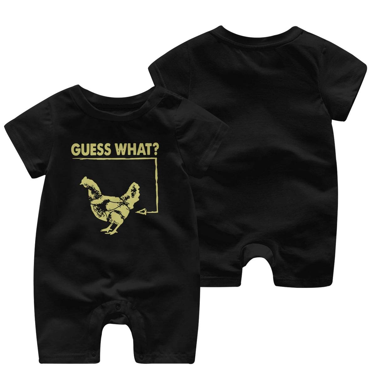 Guess What Chicken Butt Toddler Bodysuit - Cute Unisex Short-Sleeve Baby Outfit for Boys & Girls | Perfect for Playdates, Family Photos & Everyday Wear
