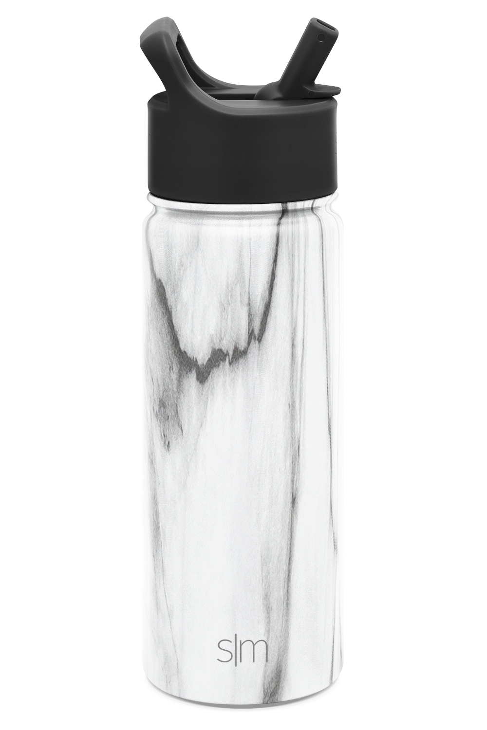 Summit Insulated Water Bottle with Straw Lid - Leakproof Stainless Steel Thermos for Hiking, Gym & Outdoor Activities