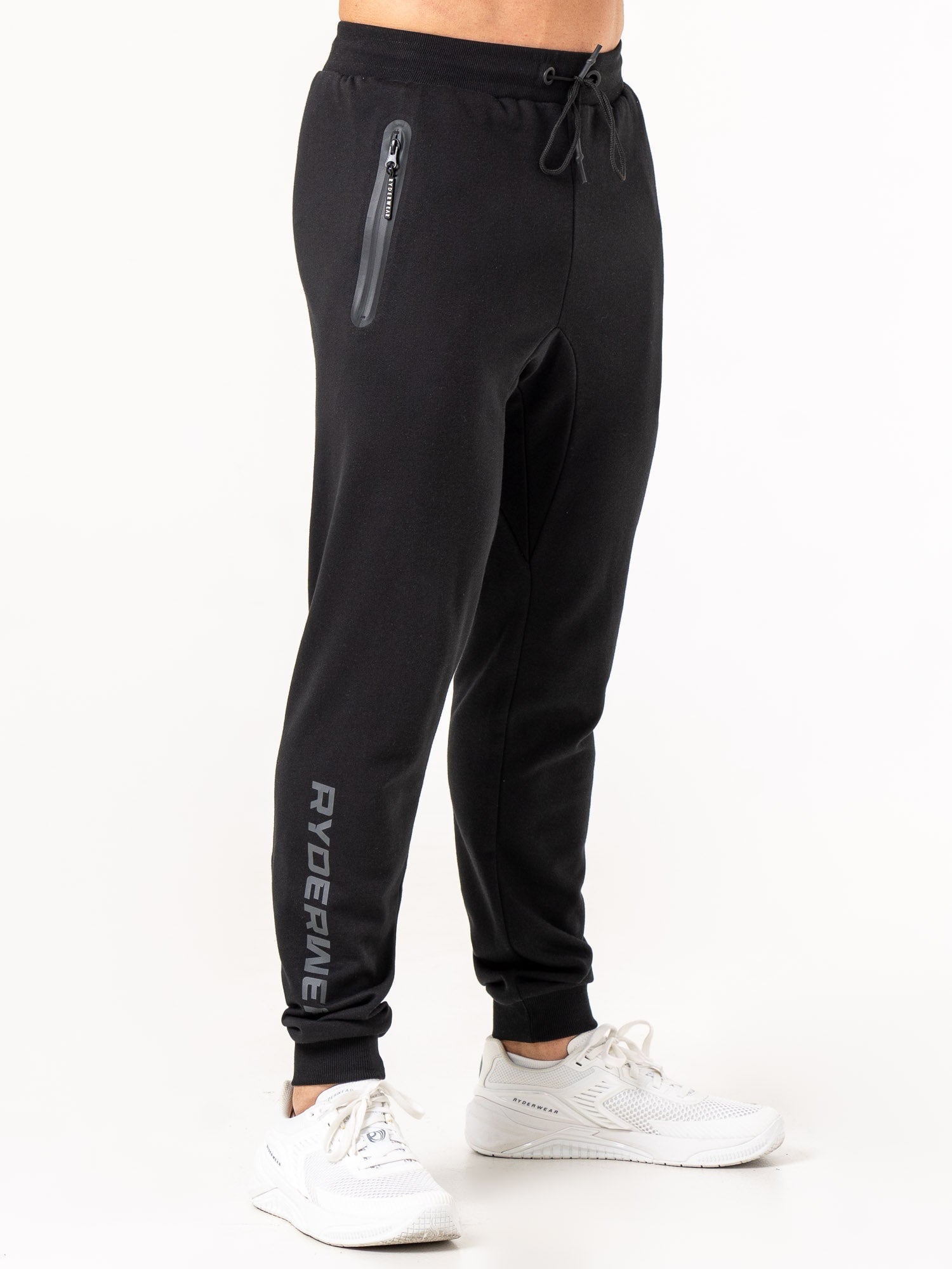 High-Performance Energy Track Pants for Men & Women - Breathable Black Workout Joggers for Running, Gym & Casual Wear