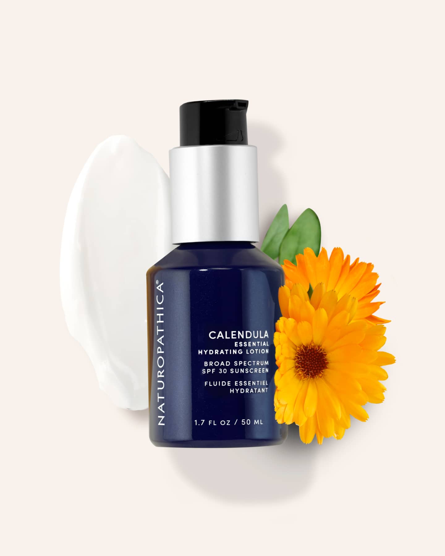 Calendula Essential Hydrating Lotion SPF 30 | Natural Moisturizing Face & Body Cream with Sun Protection | Perfect for Daily Skincare & Outdoor Activities