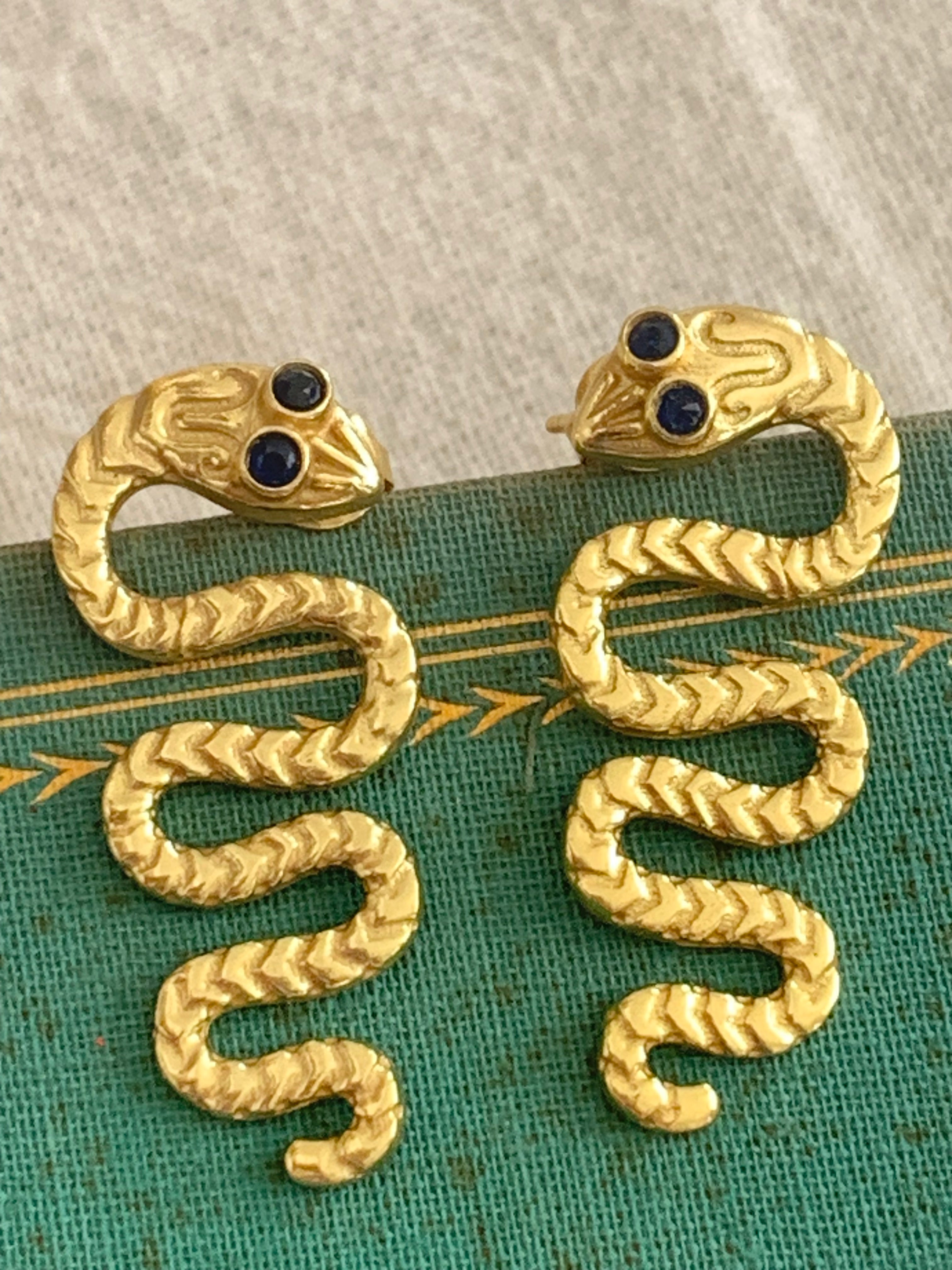 Exquisite Snake Gemstone Designer Earrings for Women – Handmade Jewelry for Party, Wedding & Boho Fashion