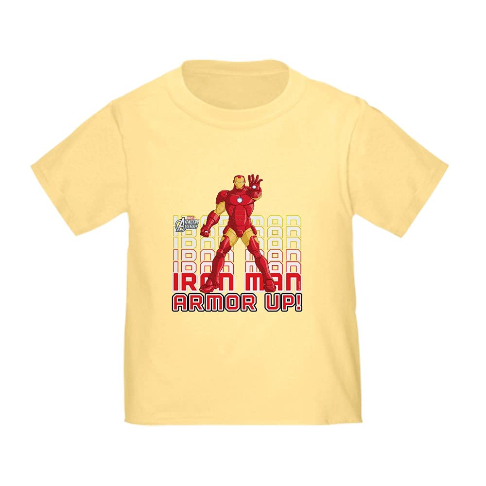 Iron Man Armor Up Toddler T-Shirt - Superhero Graphic Tee for Kids | Perfect for Playtime, Birthday Parties & Marvel Fan Gifts