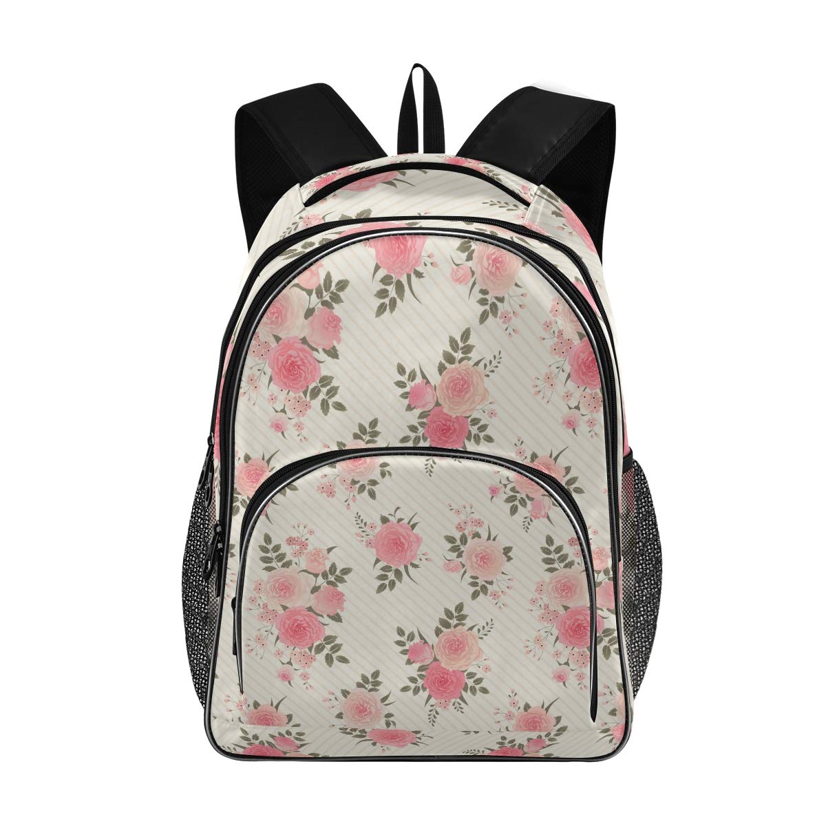 Vintage Floral Laptop Backpack for Travel & School - Durable for Boys & Girls