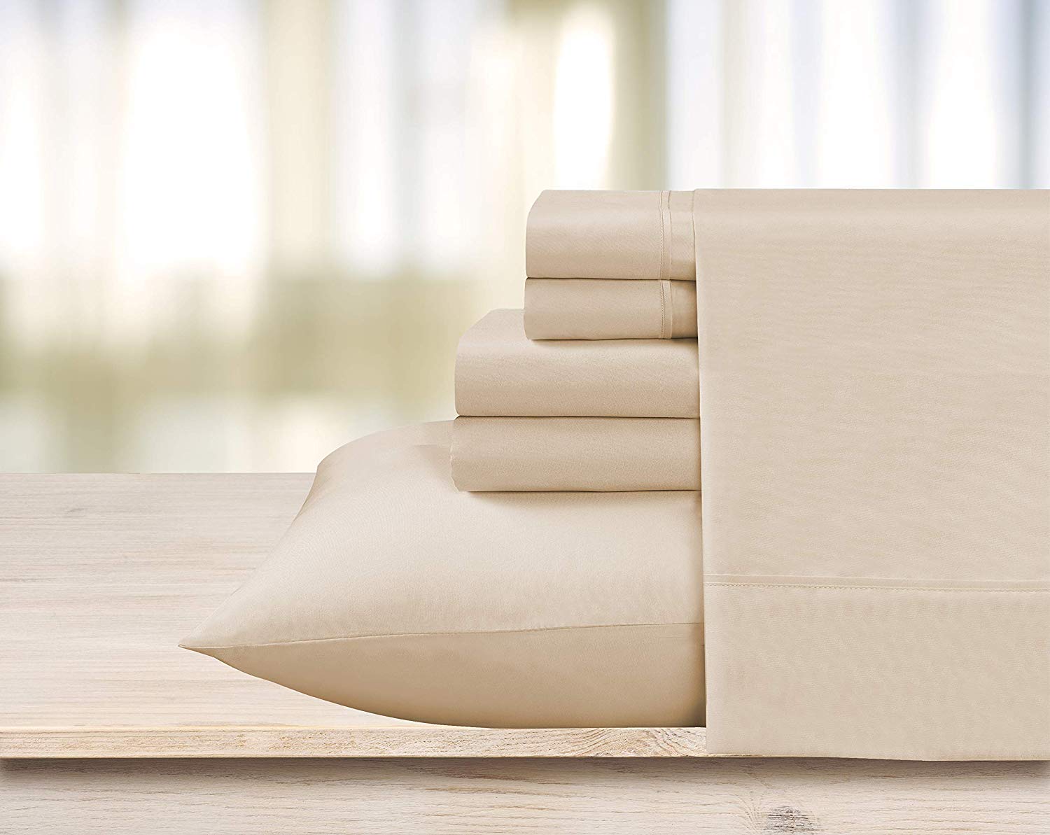 800-Thread-Count 100% Egyptian Cotton Sheet Set with 18