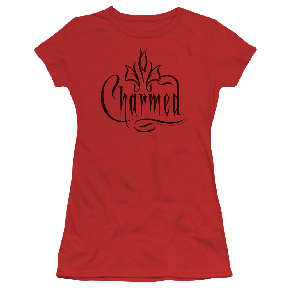 Charmed Logo Junior Top Red - Stylish & Comfortable Girls' Casual T-Shirt for School, Outings & Everyday Wear