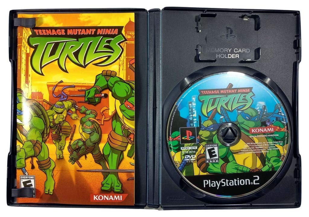 Teenage Mutant Ninja Turtles PS2 Game - Action Adventure Video Game for Kids & Teens | Perfect for Family Game Night & TMNT Fans Collection