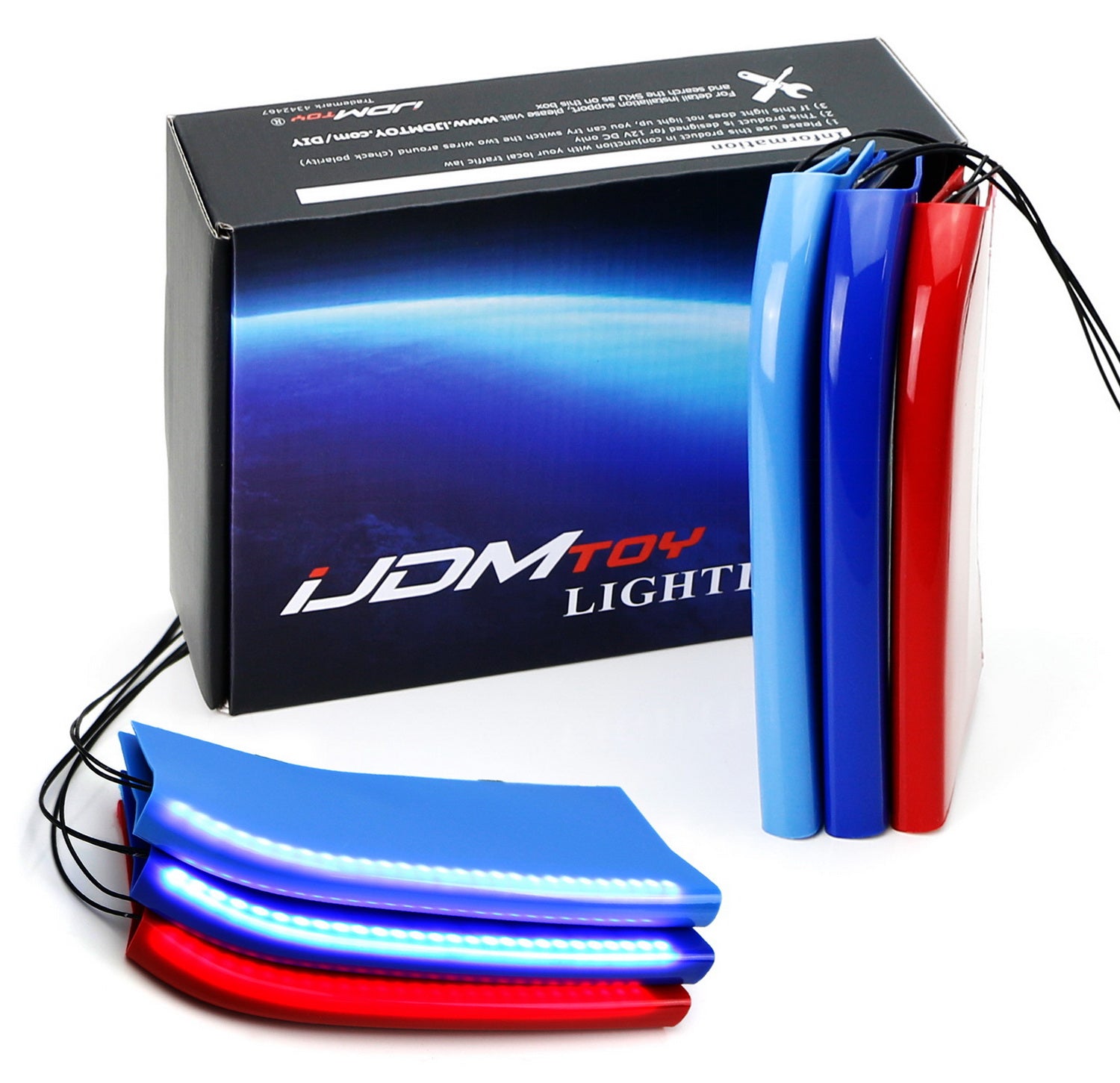 LED Illuminated M Color Grille Inserts for BMW X5 (2014-2018) & X6 (2015-2016) - Upgrade Your Kidney Grille with Stylish Lighting for Night Driving & Car Shows