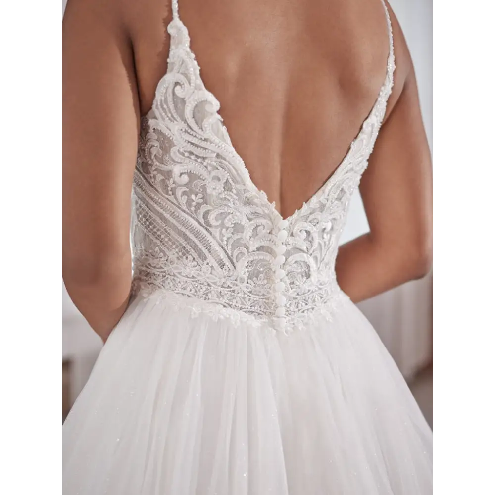 Rebecca Ingram Lorraine Lane Marie Wedding Dress – Elegant A-Line Gown for Bridesmaids & Formal Events